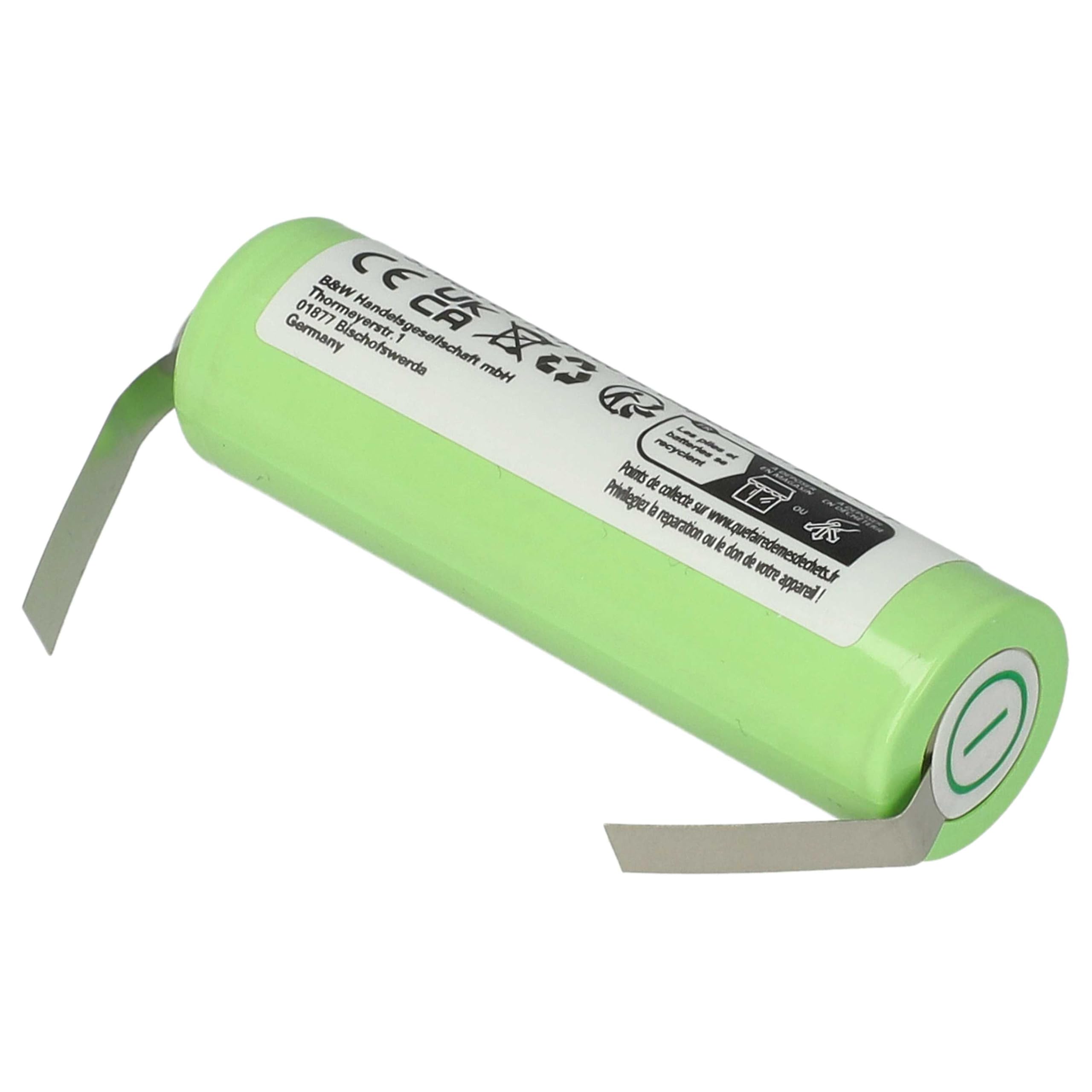 vhbw batteria NiMH 2500mAh per Braun Professional Care 700