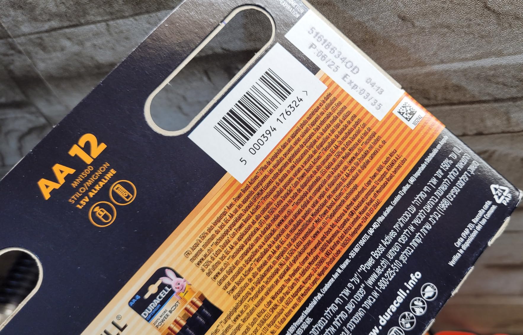 Duracell Plus Batterie Alcaline AA 20 Pezzi 1,5V
