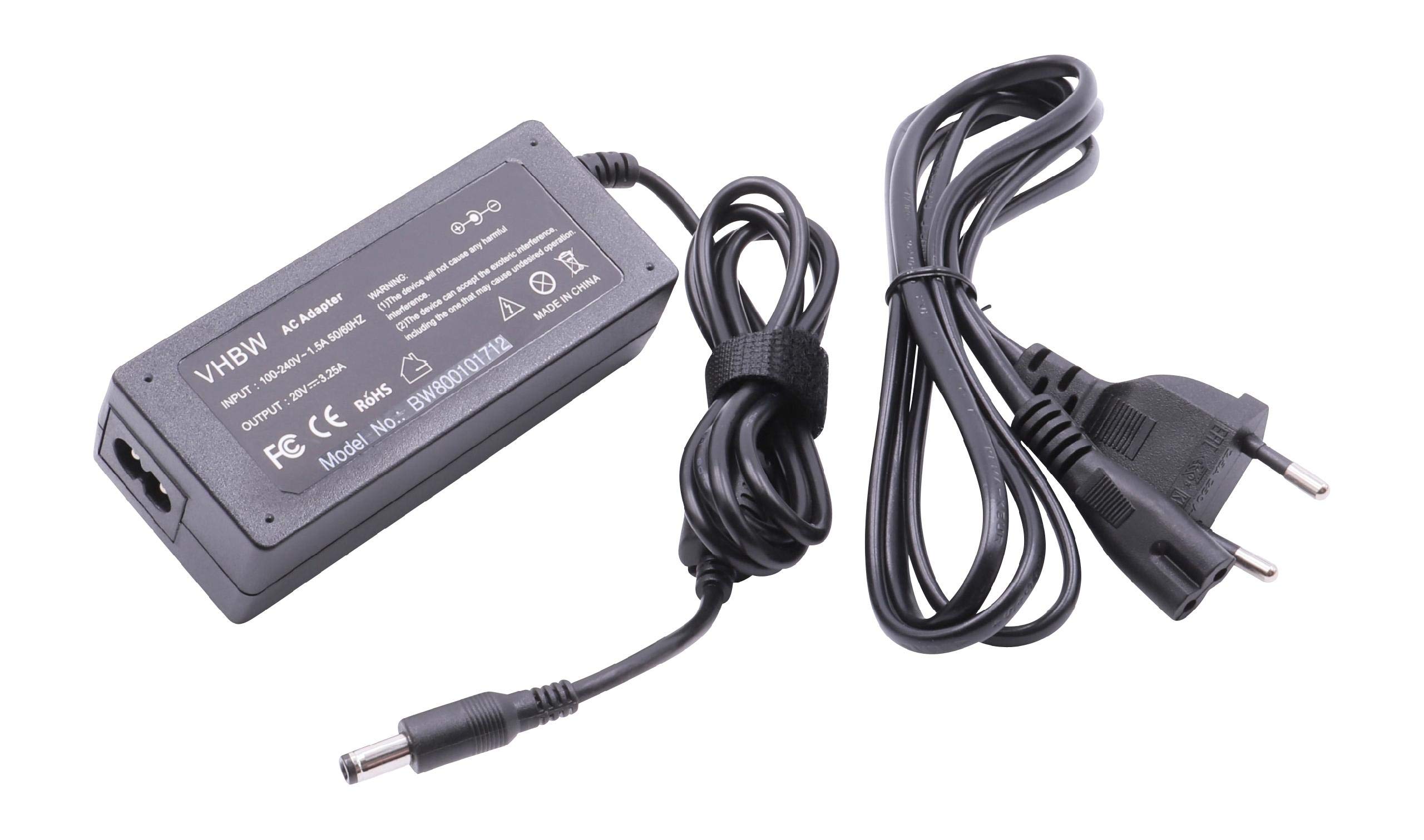 vhbw Alimentatore Stampante Zebra TLP 2824 20V 65W
