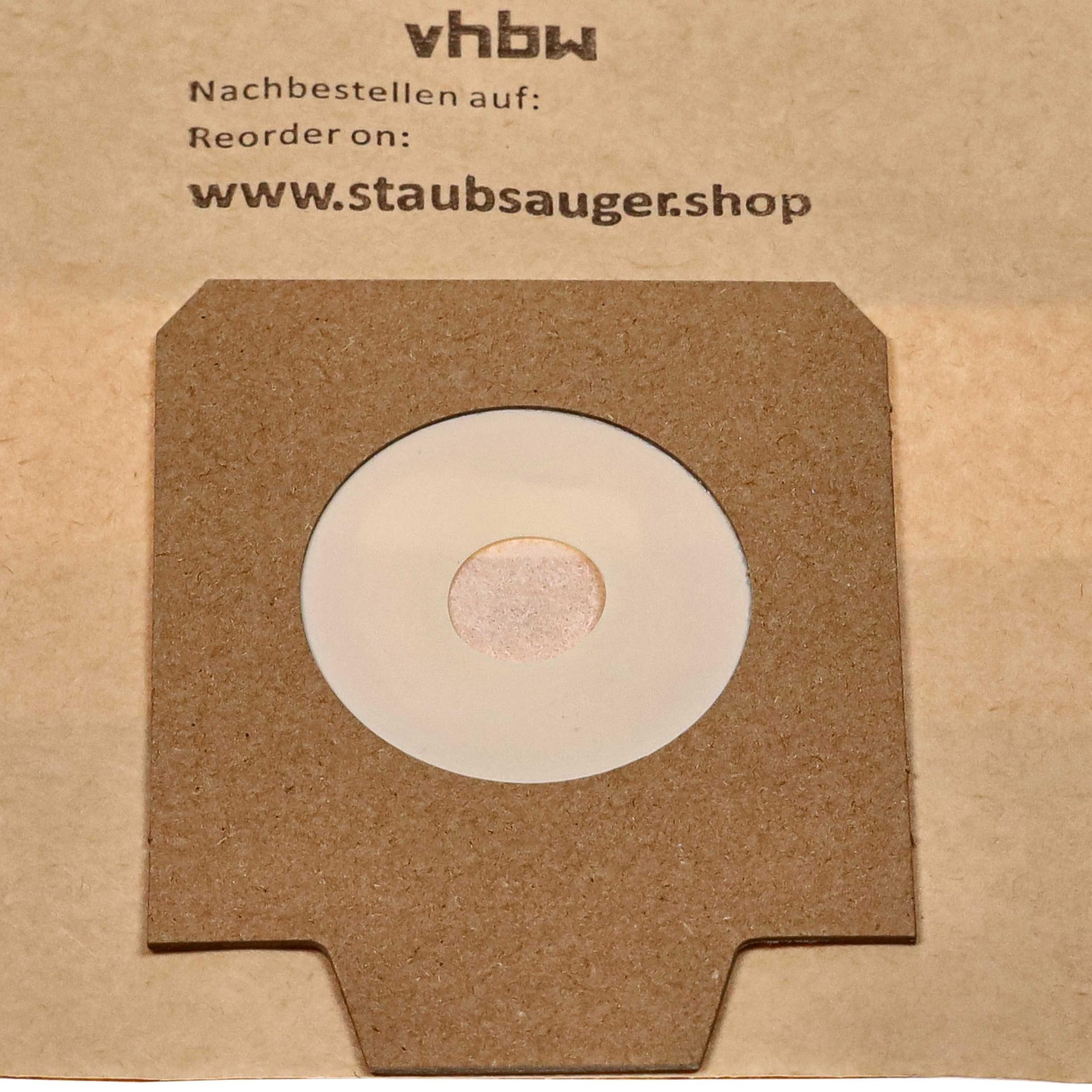 vhbw per Nilfisk GD 930 sacchetti carta 10 pezzi 95,5 cm