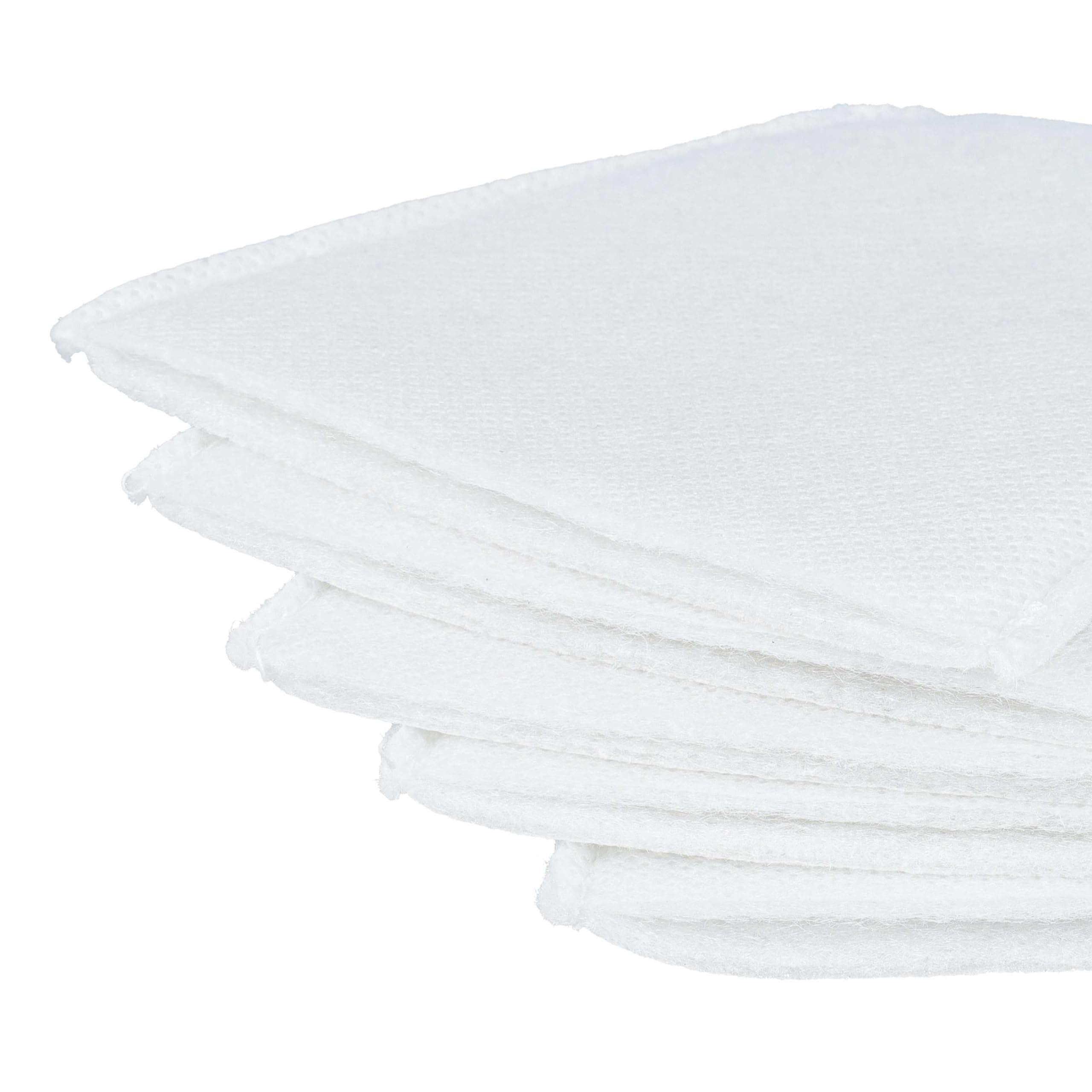 vhbw Set 5 filtri Makita CL100 aspirapolvere bianco microfibra