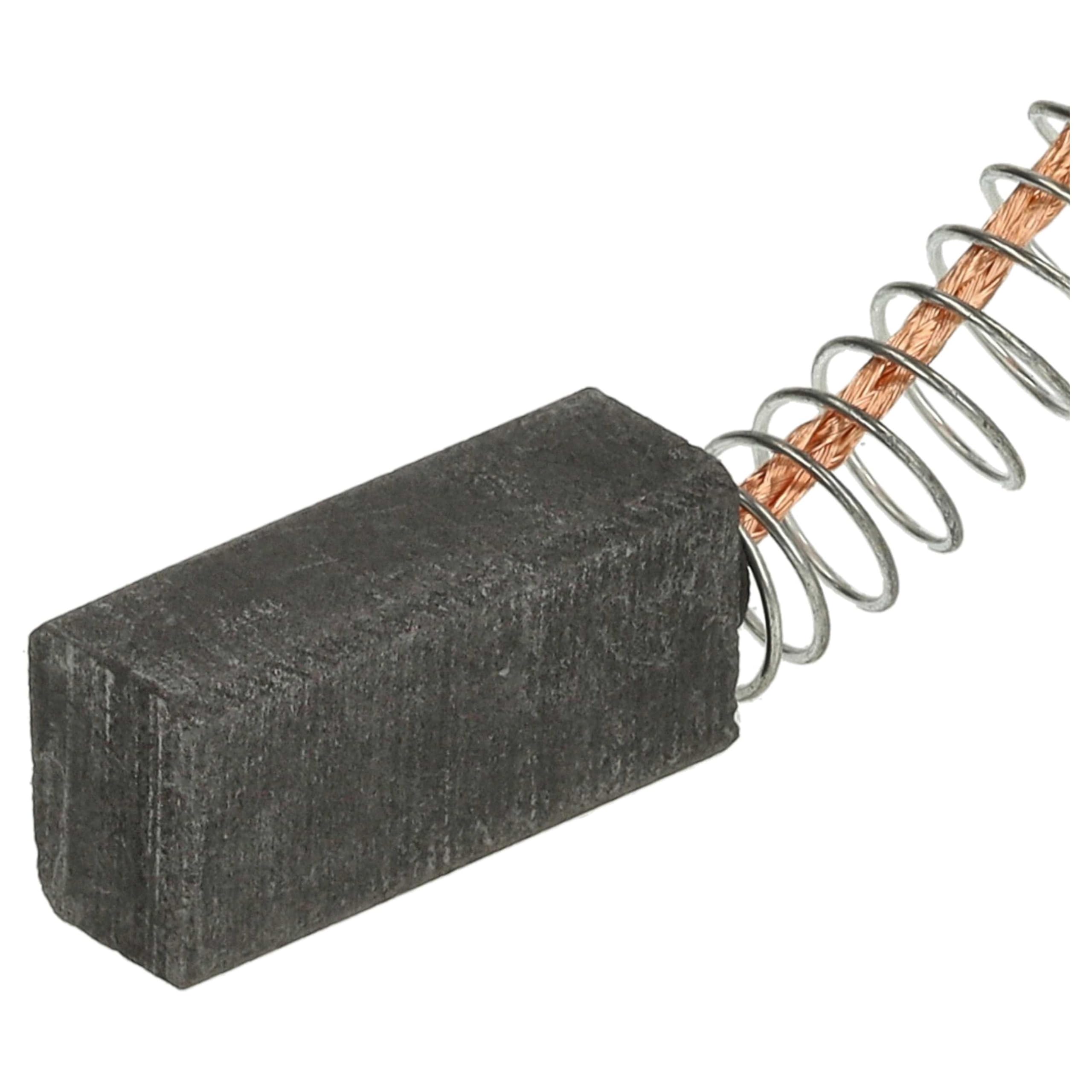 vhbw Spazzole carbone 6x8x18 mm utensile elettrico 2x grafite