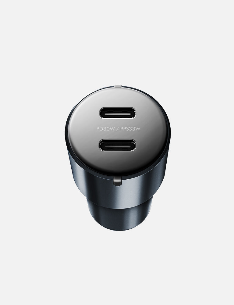 Energea AluDrive D60 caricatore auto Gunmetal doppia porta