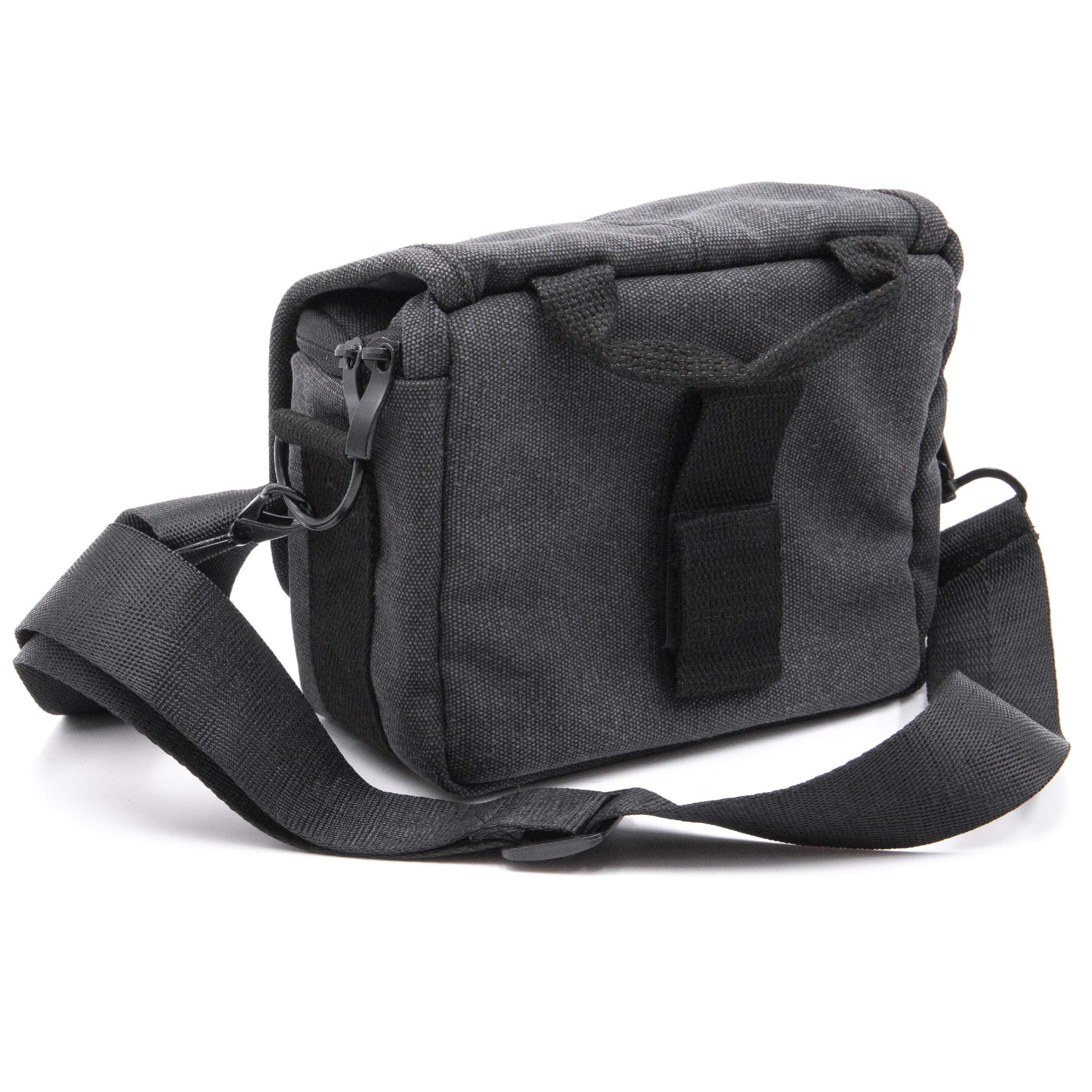 vhbw Borsa Fotocamera per Panasonic Lumix DMC-FZ1000 Nera