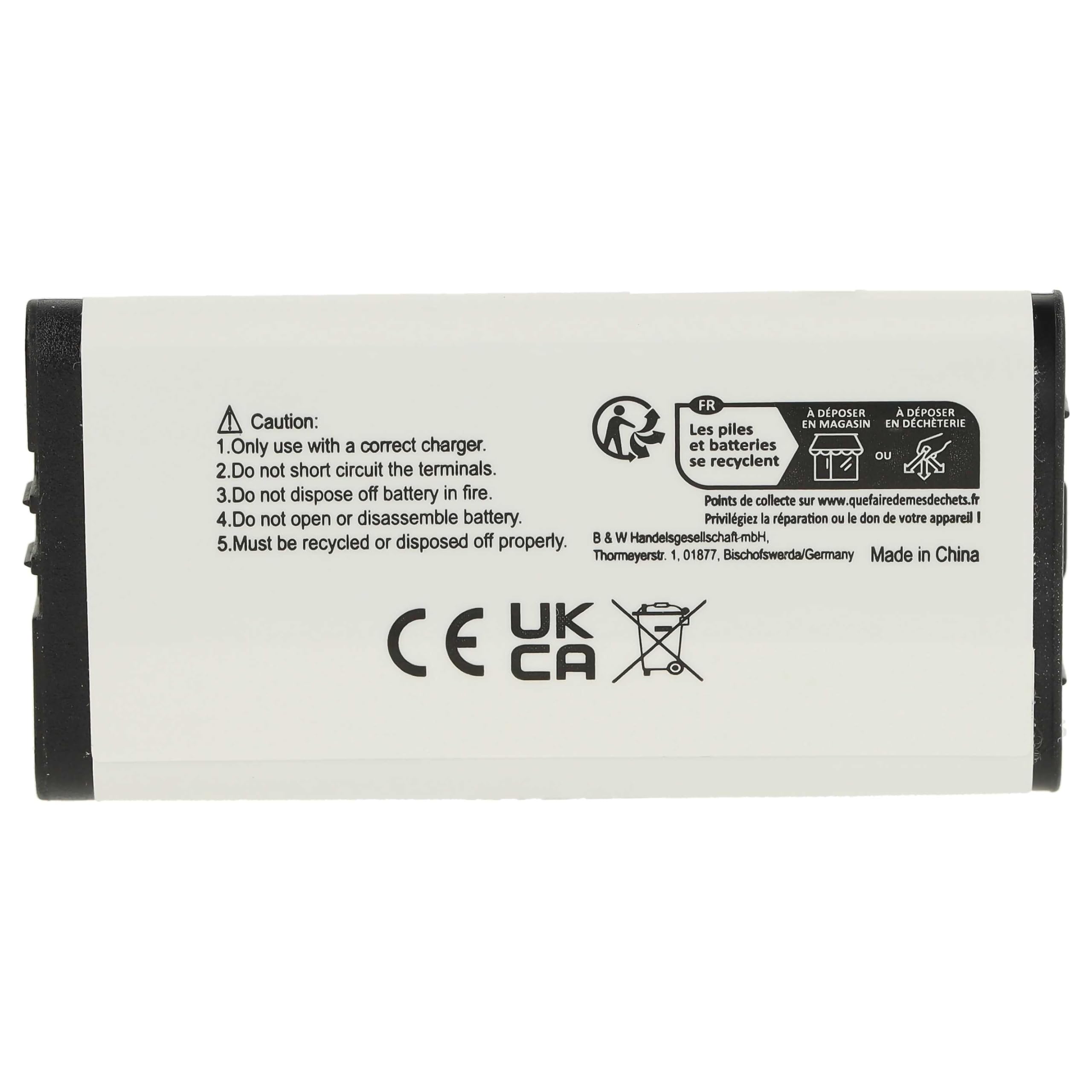 vhbw Batteria per Nintendo DSi 840mAh Li-Ion