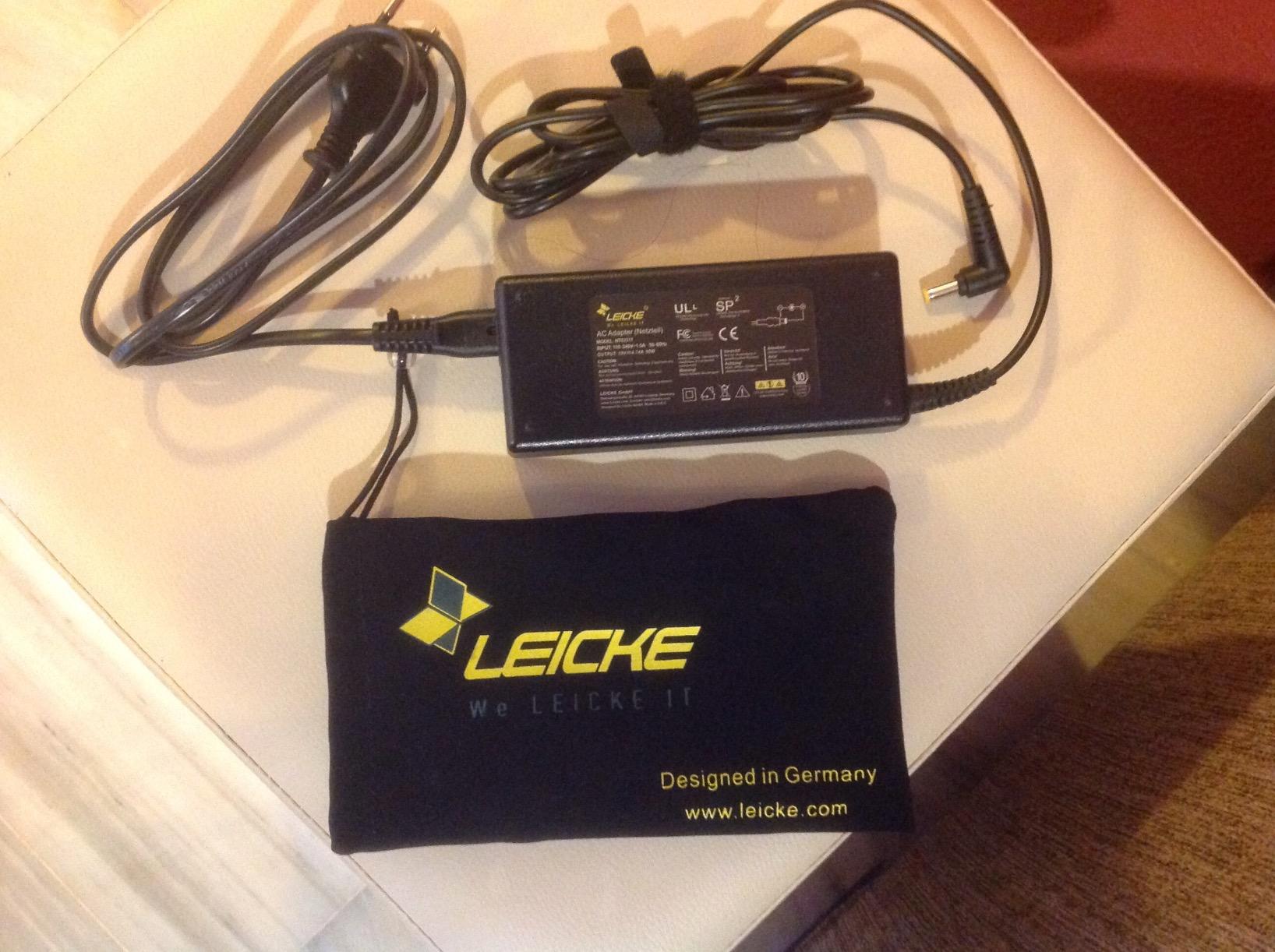 Leicke Alimentatore 19V 4,74A 90W 5,5x2,5mm Notebook