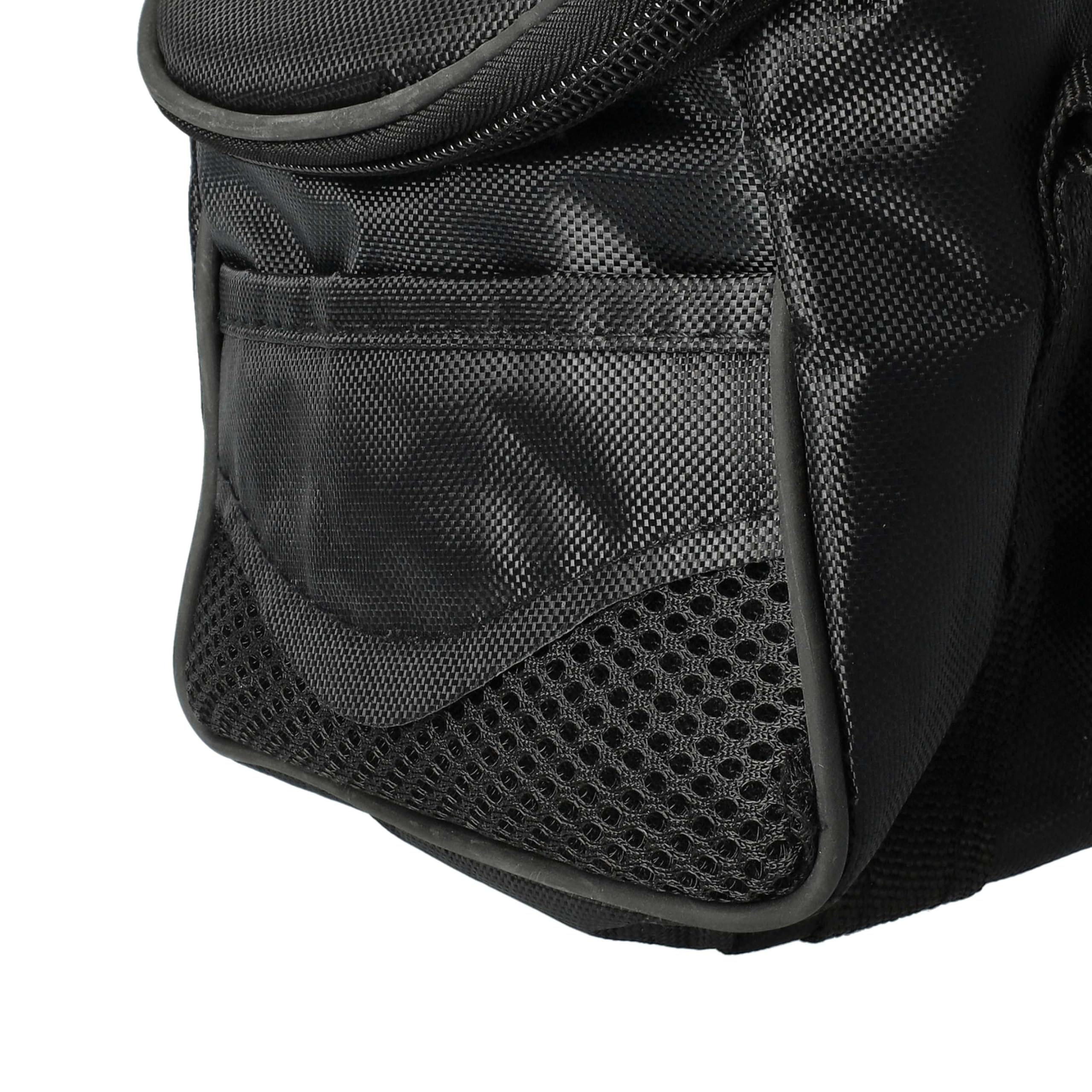 vhbw Custodia universale M borsa fotocamera nera da cintura