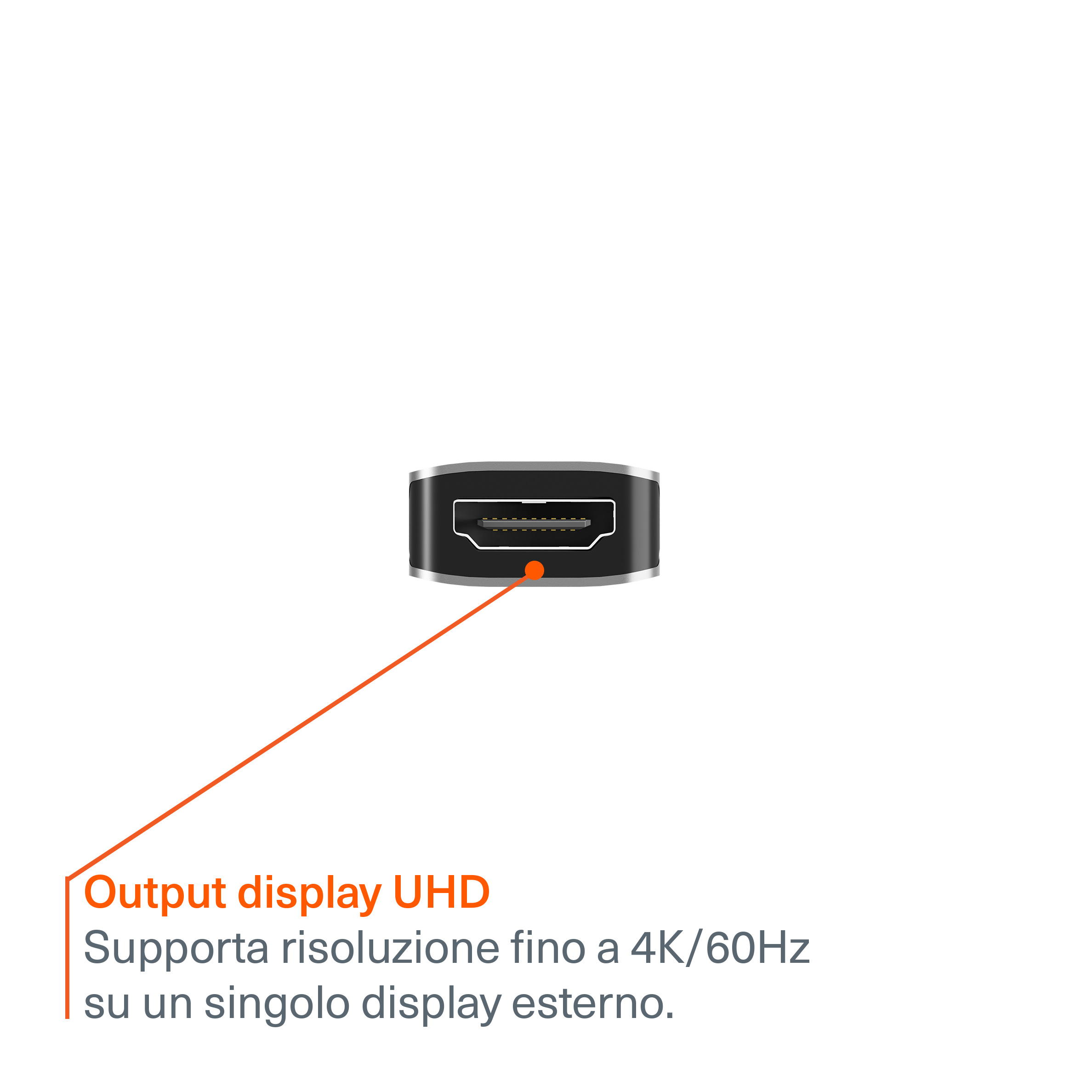 Cygnett Unite Adattatore USB-C HDMI nero 15 cm 4K