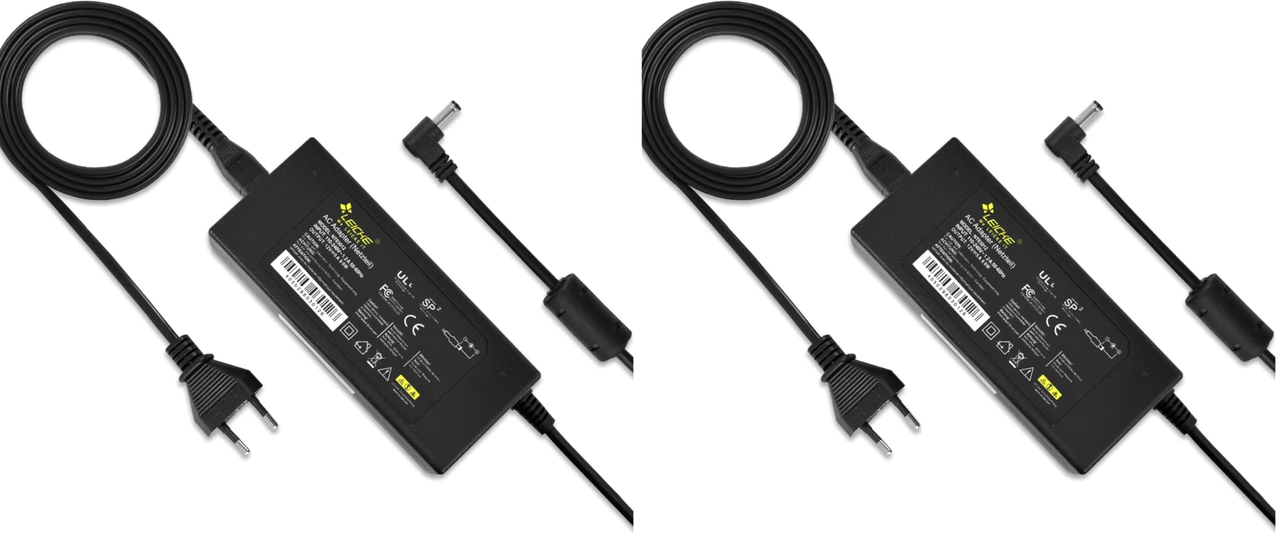 Leicke 12V 5A 60W Alimentatore 12V 5A per Strisce LED