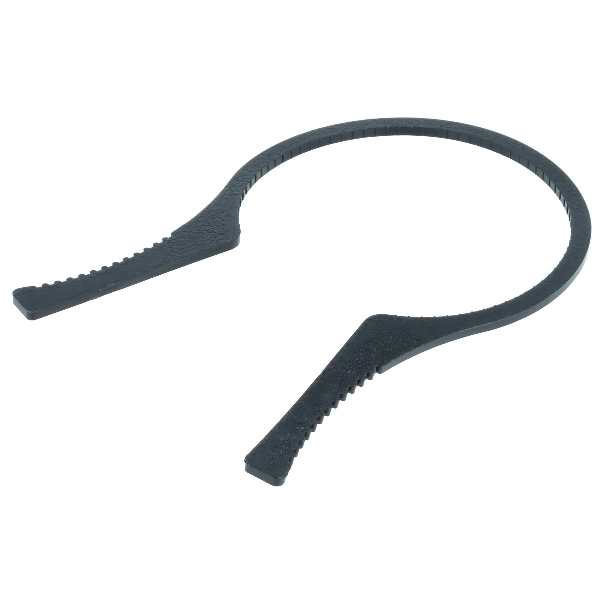 vhbw Chiave 62-82 mm per filtro obiettivo plastica nera