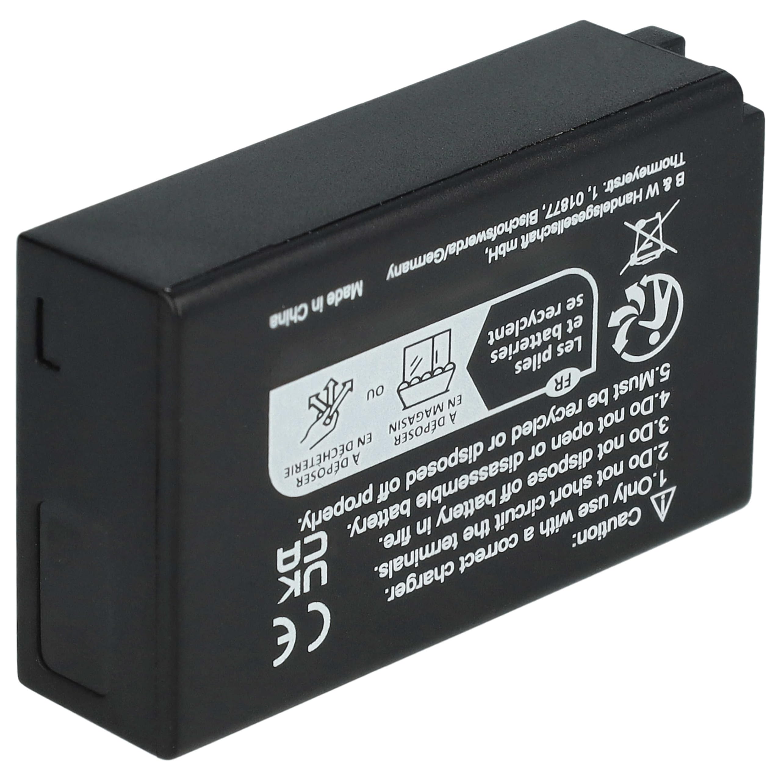 vhbw Batteria fotocamera Nikon EN-EL20 850mAh Li-Ion