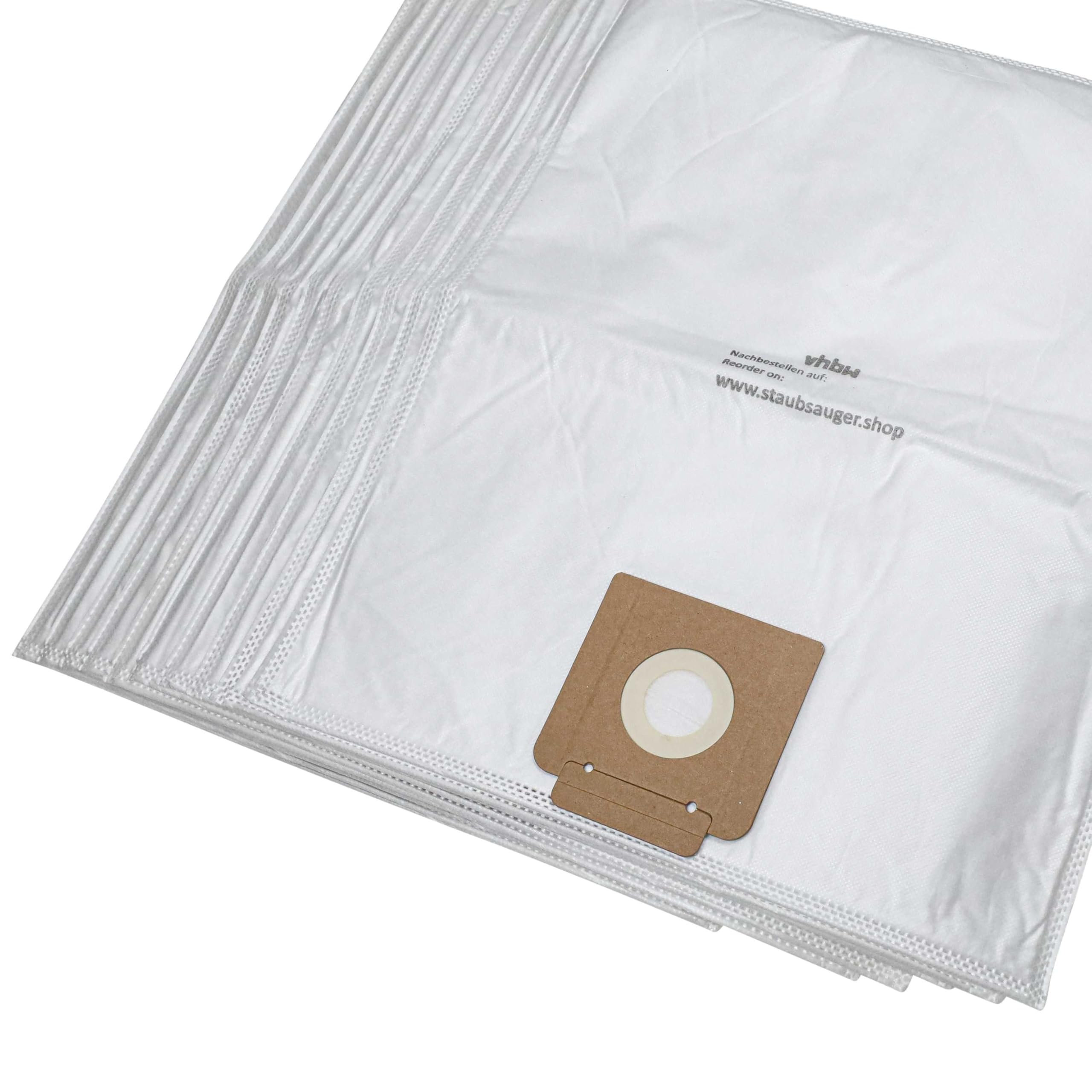 vhbw Sacchetti Microfibra per Karcher T12/1 10 Pezzi Bianchi