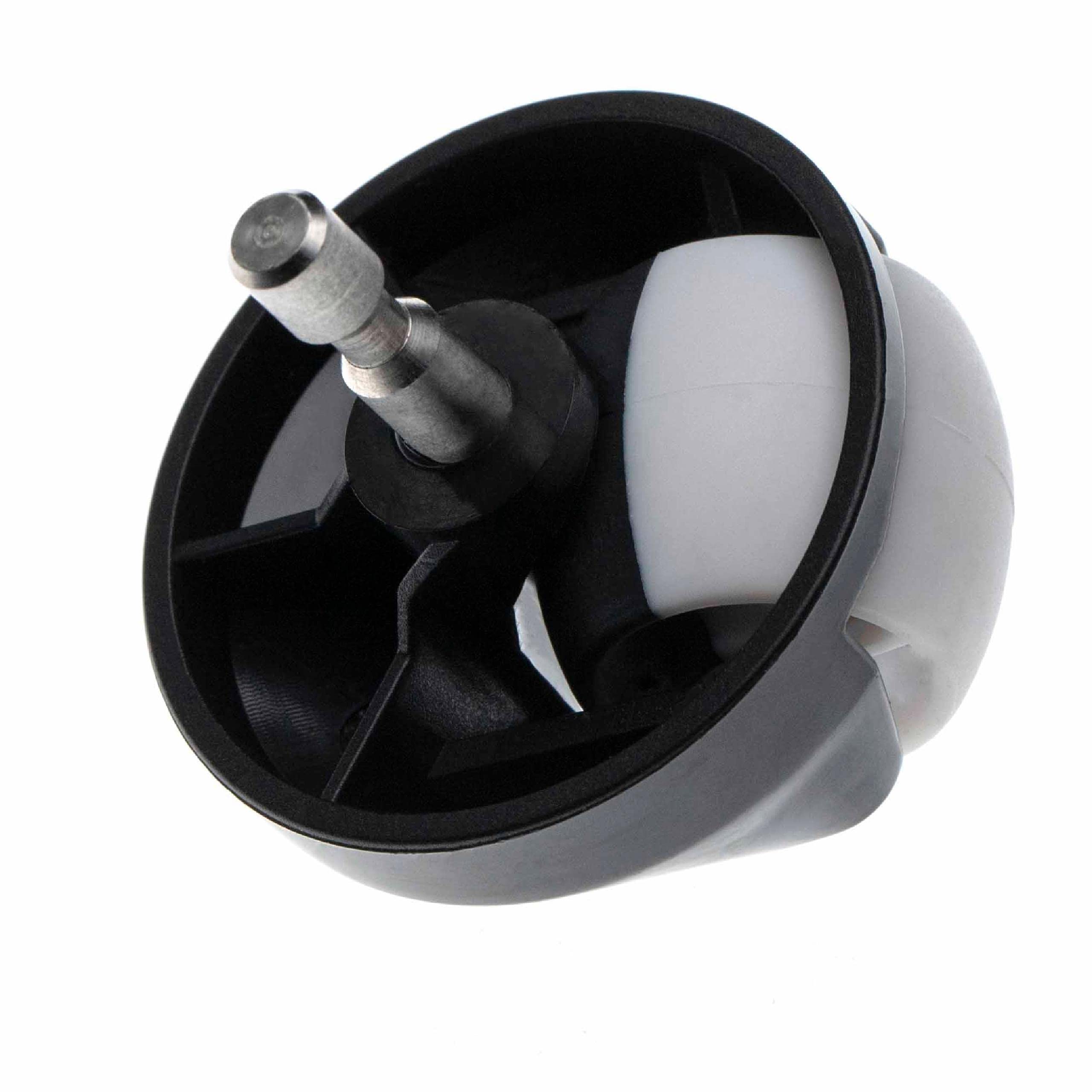 vhbw Ruota 83401 per robot Roomba serie 600 nera