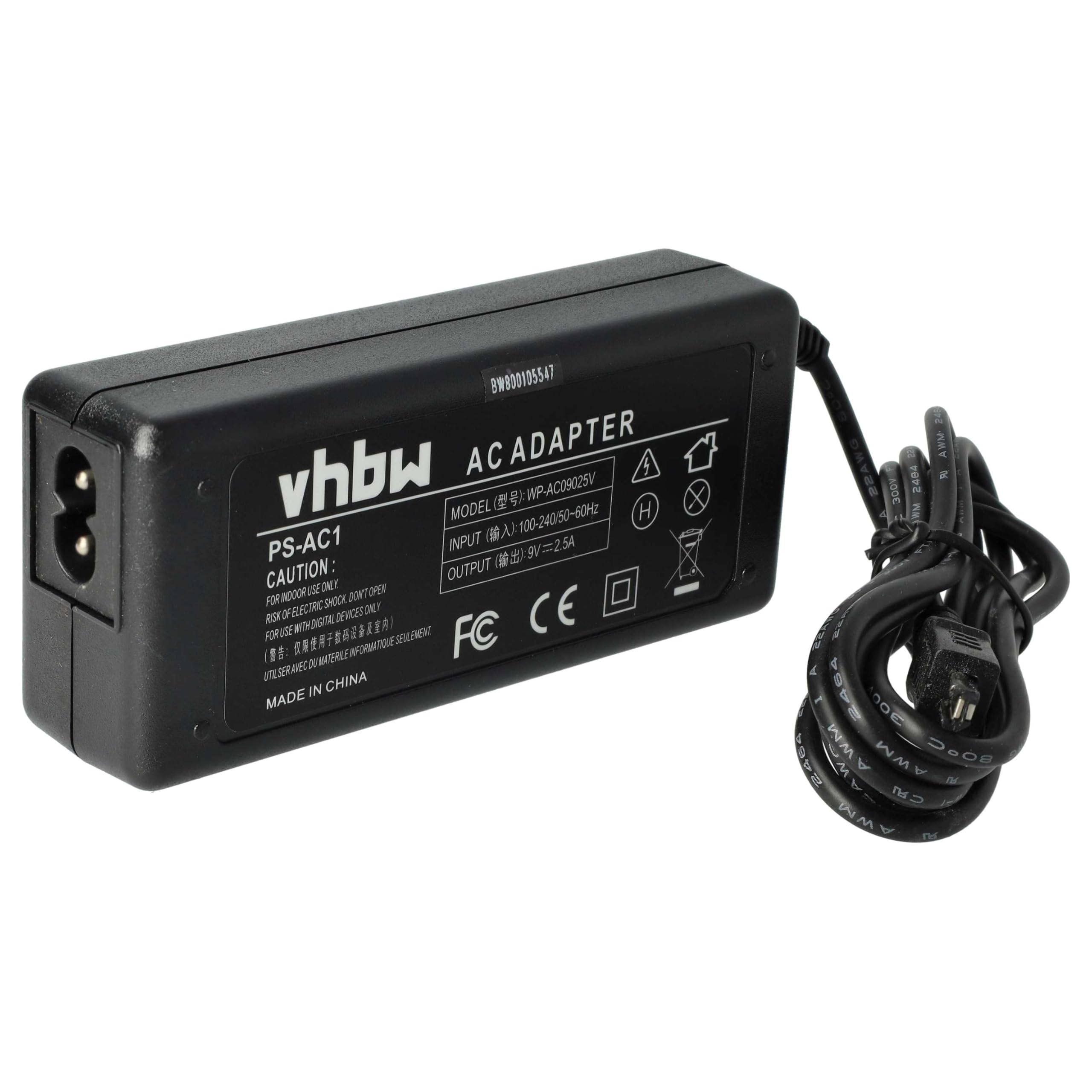 vhbw AC-1 caricabatterie fotocamera Olympus E1 9V 22W