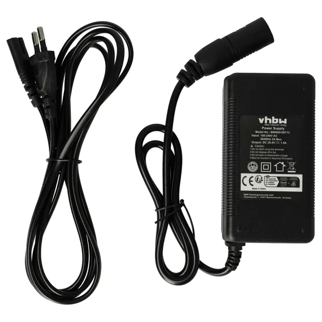 vhbw Caricabatterie HP1202L2 per e-bike 29,4V 52W