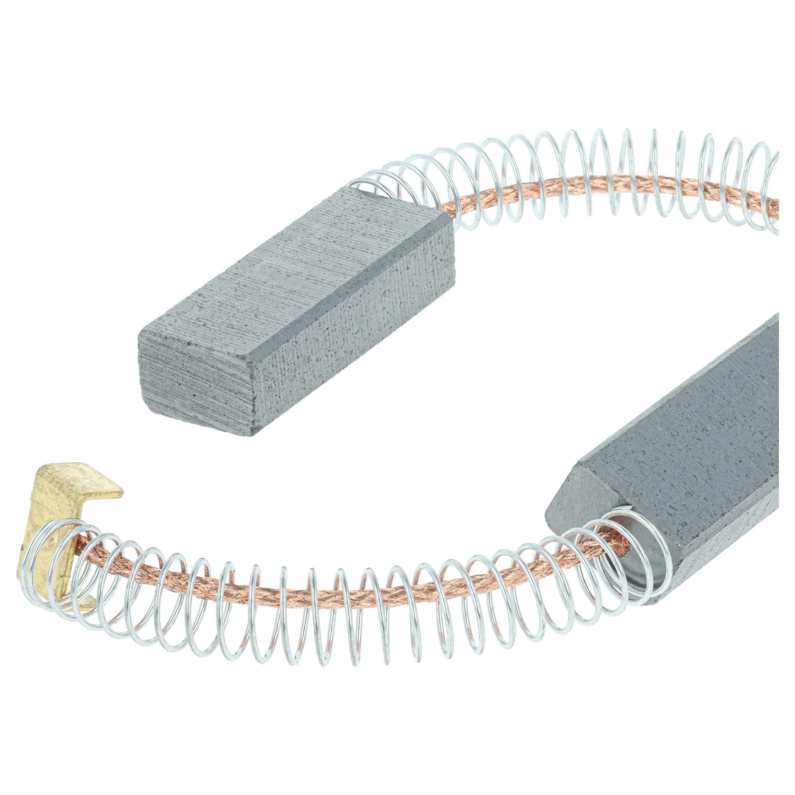 vhbw Spazzole carbone 6x9x23mm per Kirby Sentria II 2 pezzi grafite