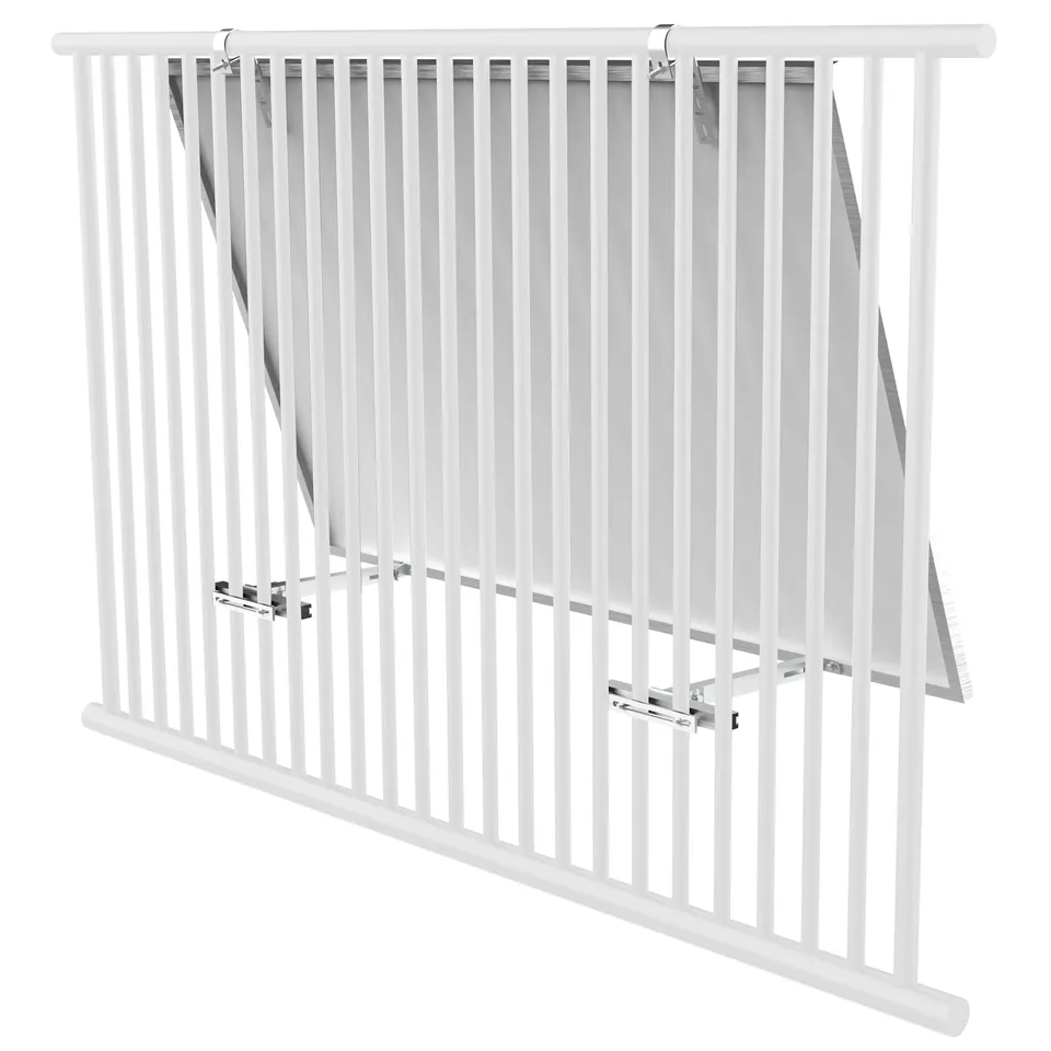 Leicke ULL staffa per pannello solare balcone alluminio