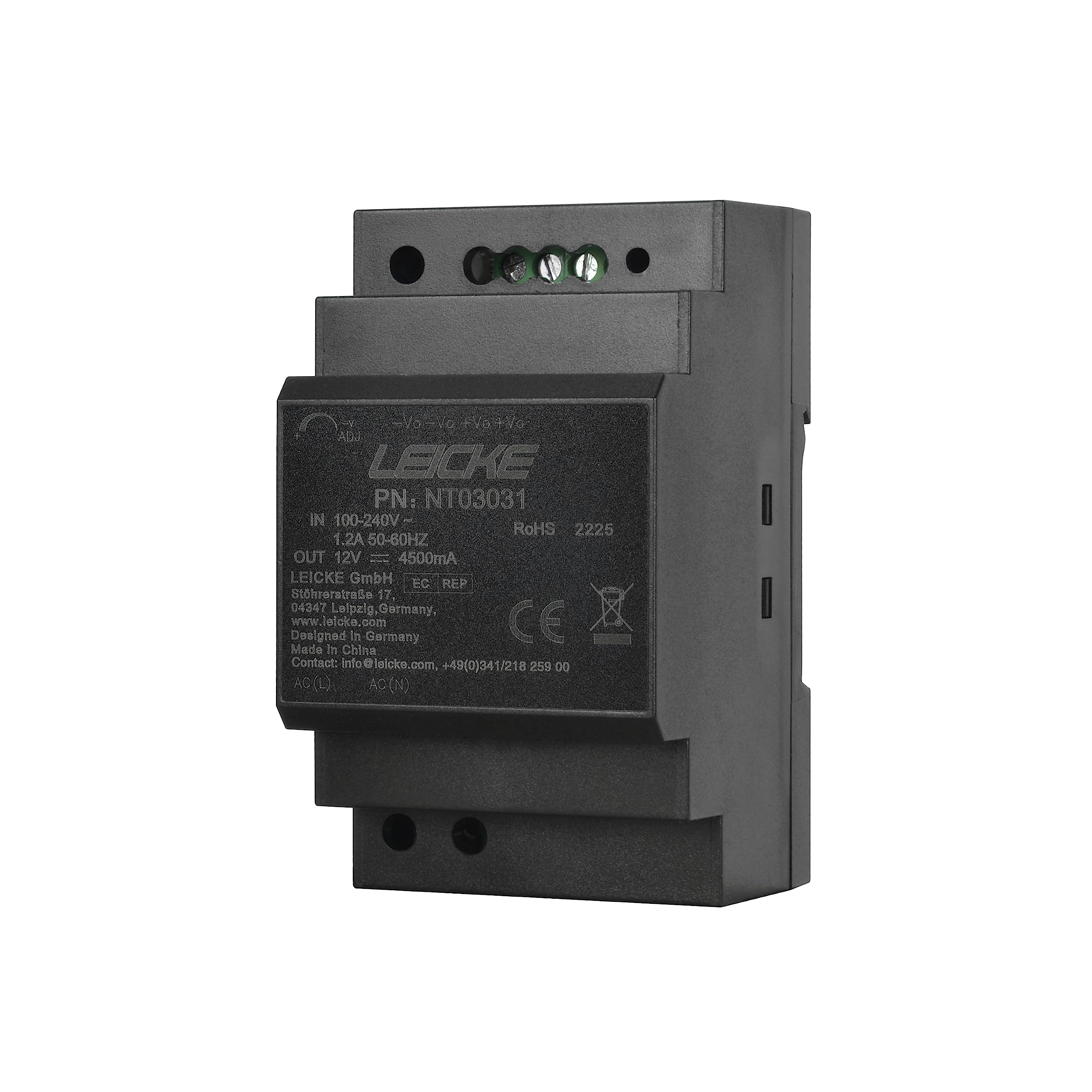 Leicke LI60-20B12PR2 alimentatore guida DIN 12V 4,5A