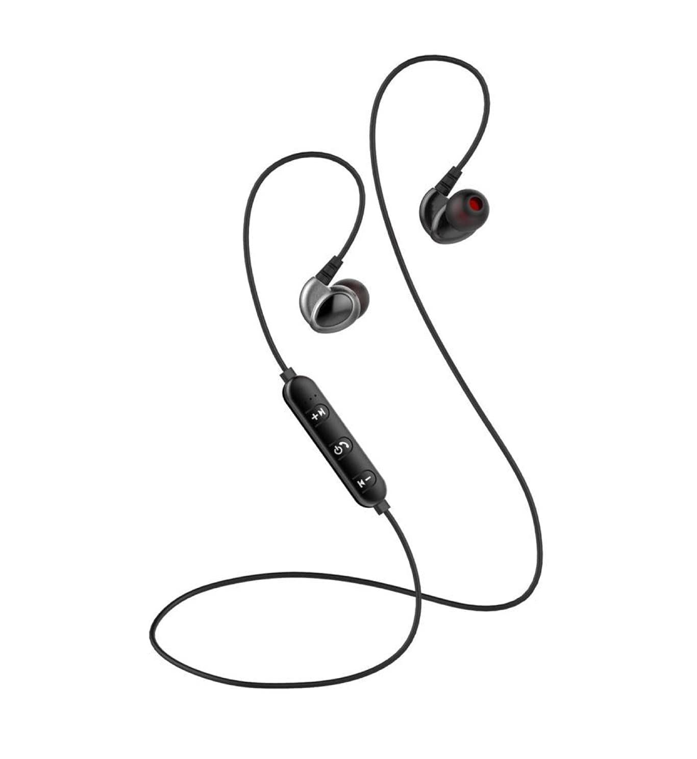 Leicke Cuffie Bluetooth 5.0 in-ear IPX6 sport nere
