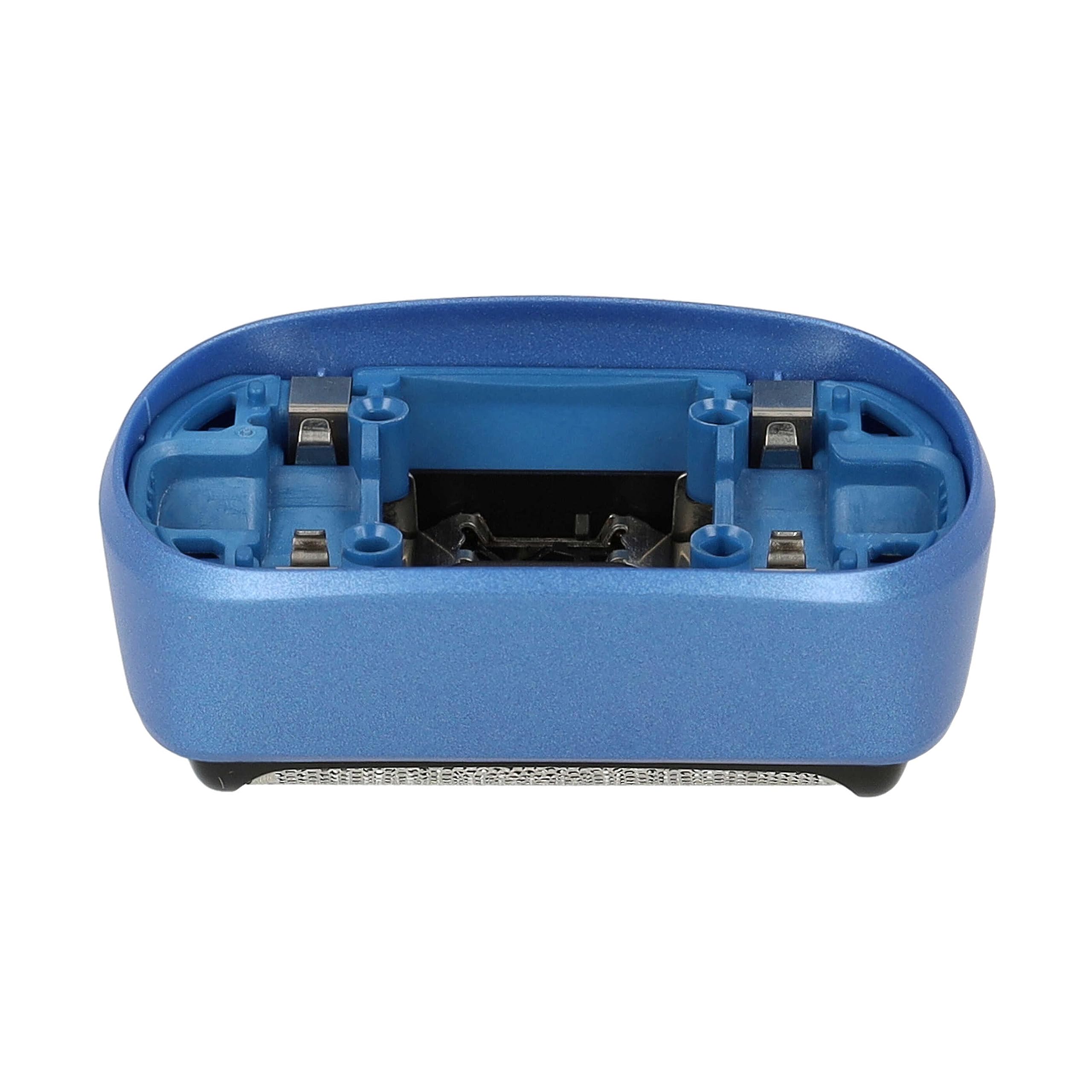 vhbw Testina per Braun CoolTec CT2CC CT3CC nero blu