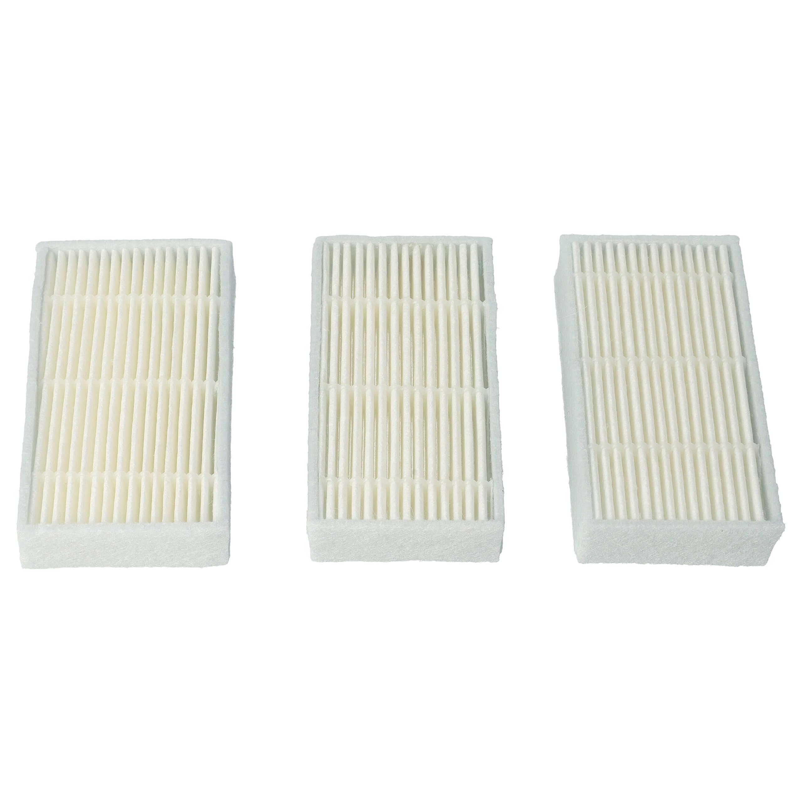 vhbw Filtro Pieghe Piatte E11 ePM1 70% per Aspirapolvere 3 Pezzi