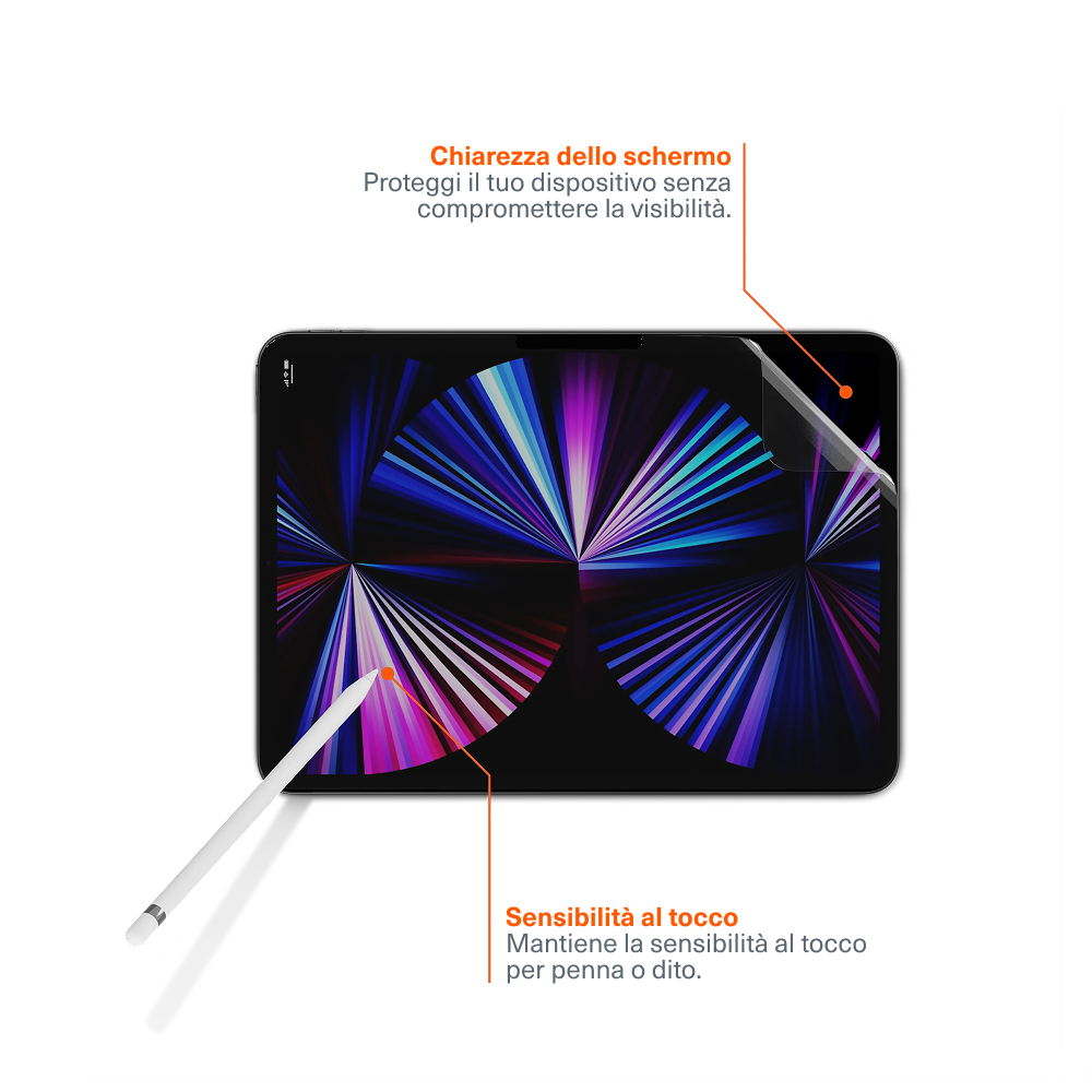 Cygnett Vetro iPad Pro 11 M4 pellicola protettiva temperato