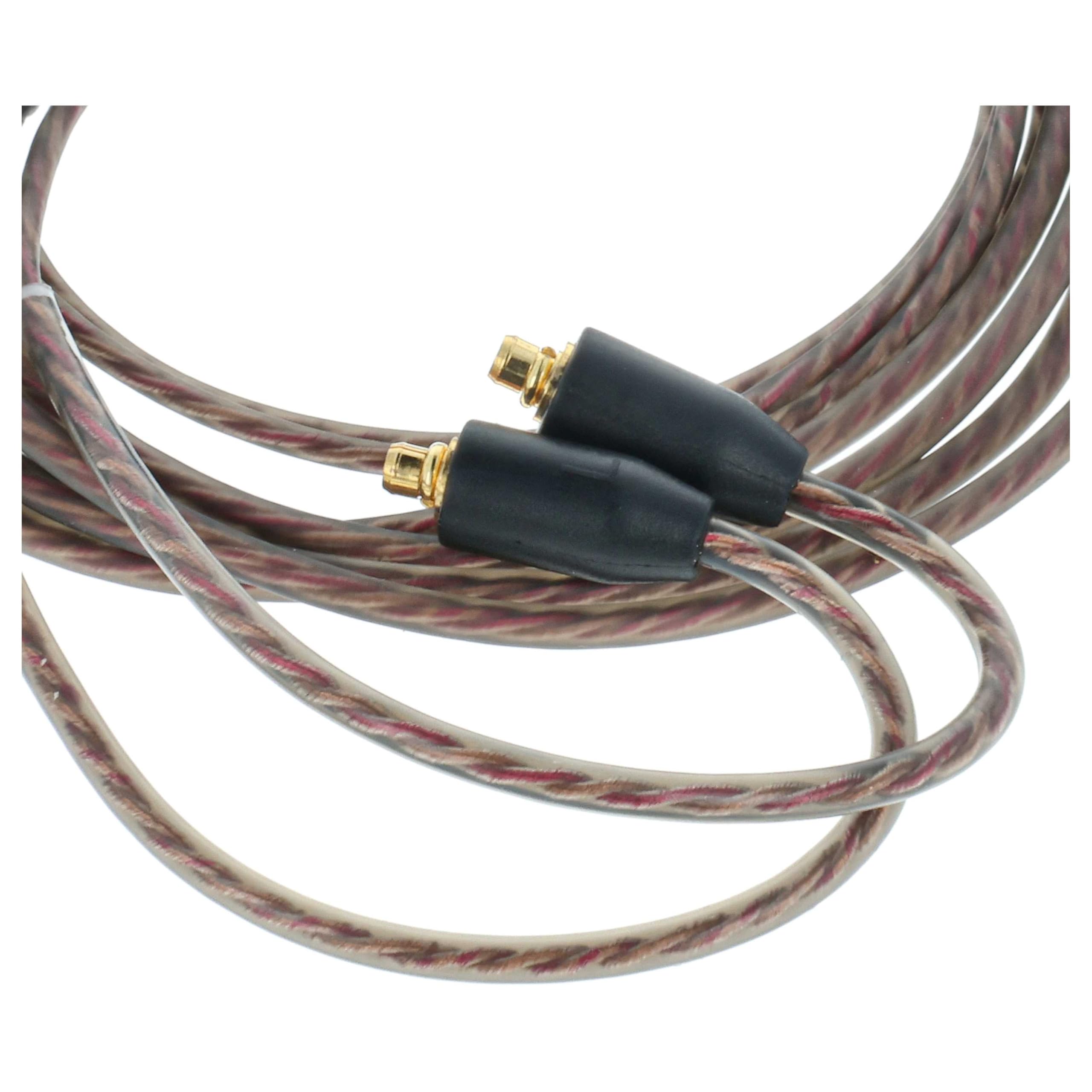 vhbw Cavo AUX Shure SE215-SE846 jack 3,5mm nero
