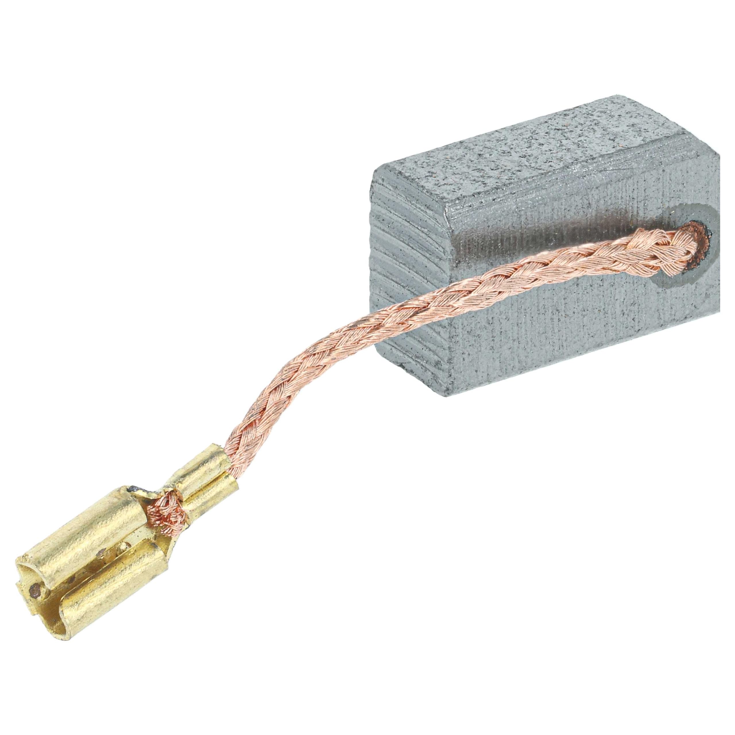 vhbw Spazzole carbone 6x9x15mm per Flex L3709 utensile 2 pezzi