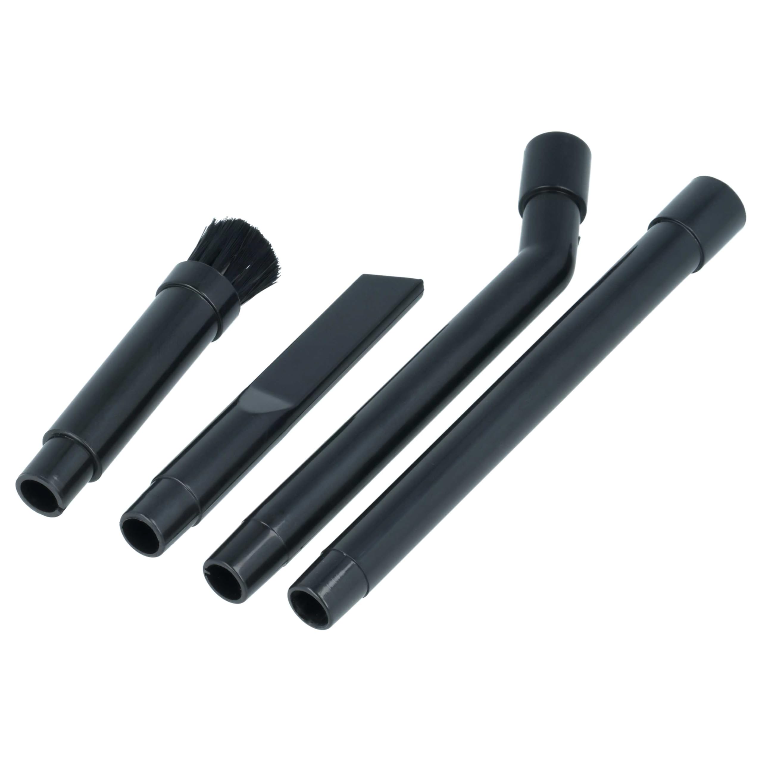 vhbw Set Universale 8 Pezzi Accessori Aspirapolvere 32mm Nero