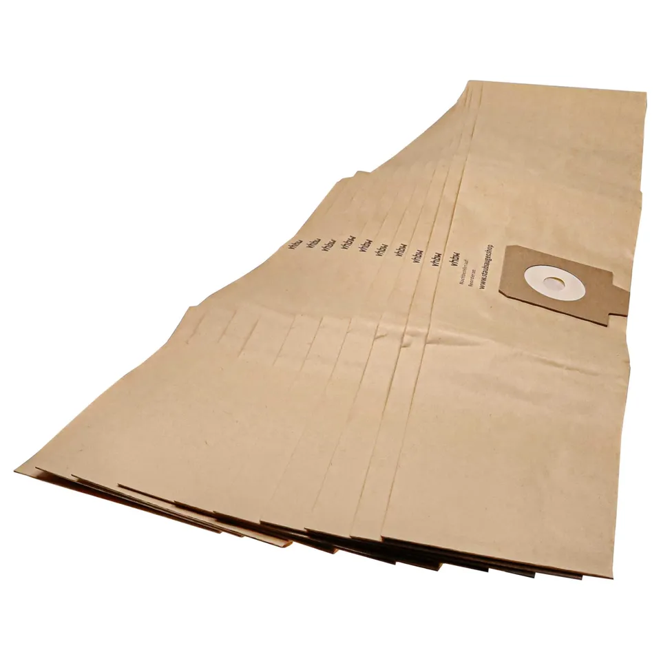 vhbw per Nilfisk GD 930 sacchetti carta 10 pezzi 95,5 cm
