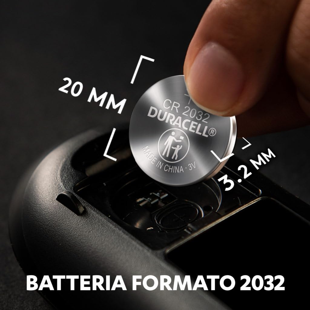 Duracell CR2032 pila a bottone al litio 2 pile
