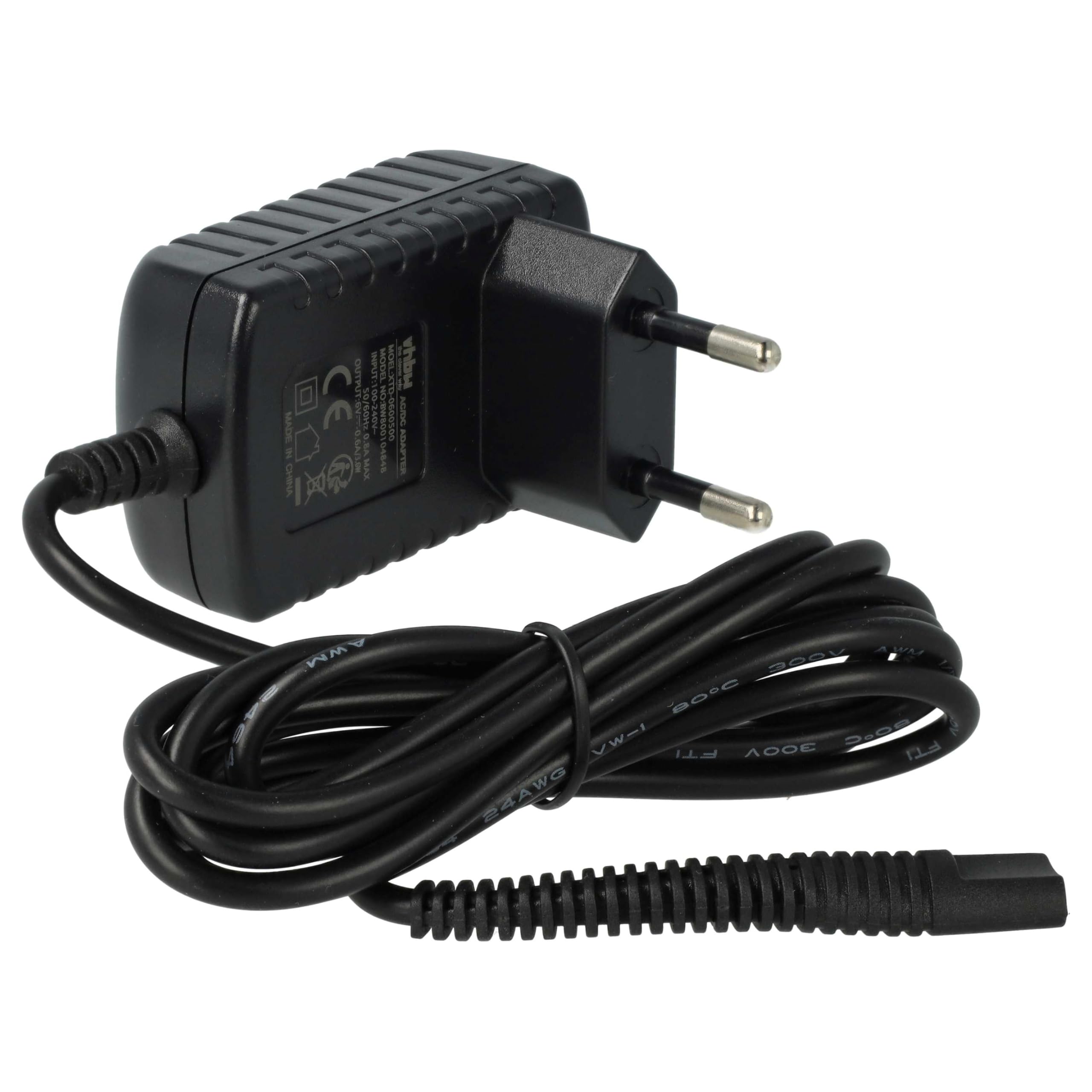 vhbw Alimentatore Rasoio Compatibile Braun CruZer Spina EU
