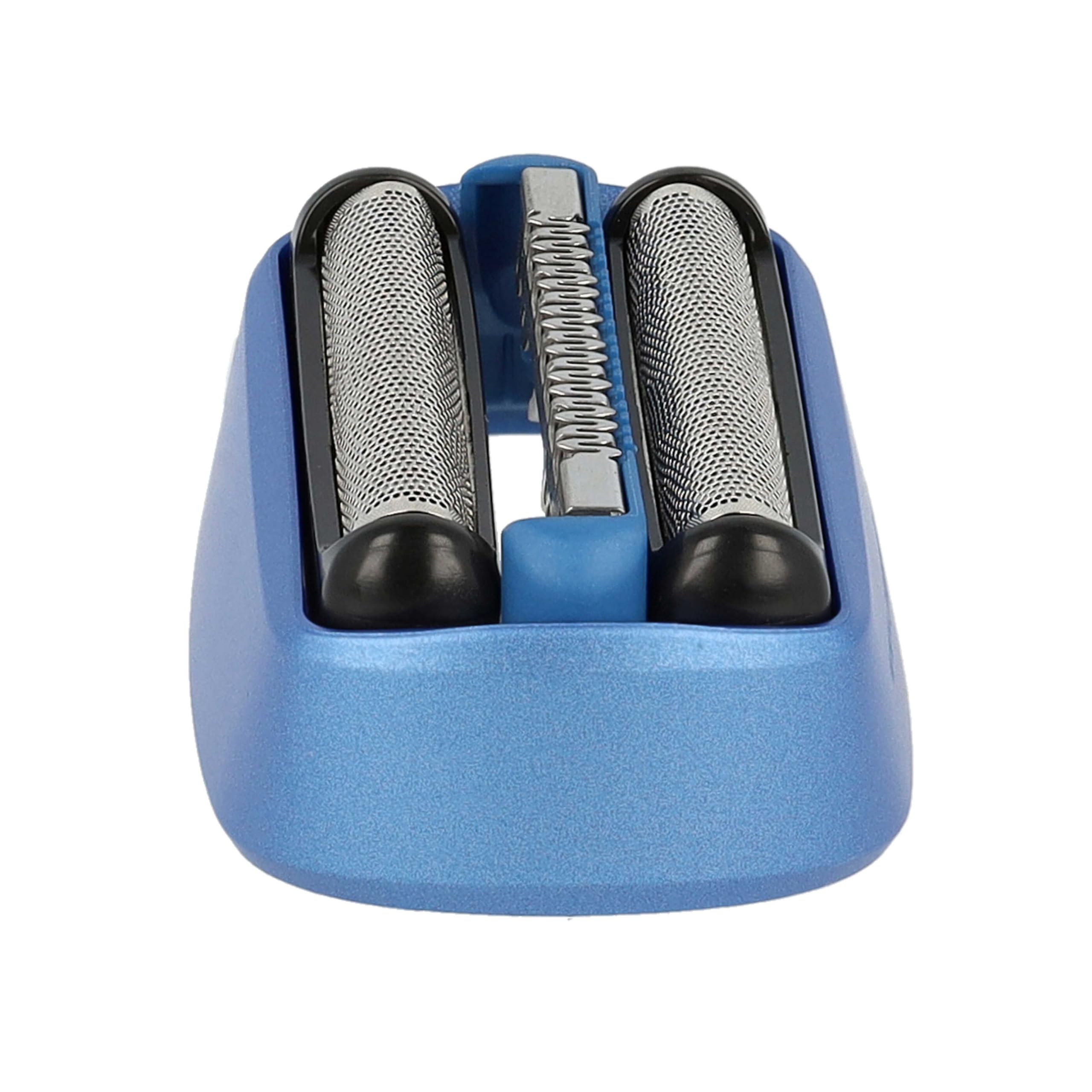 vhbw Testina per Braun CoolTec CT2CC CT3CC nero blu