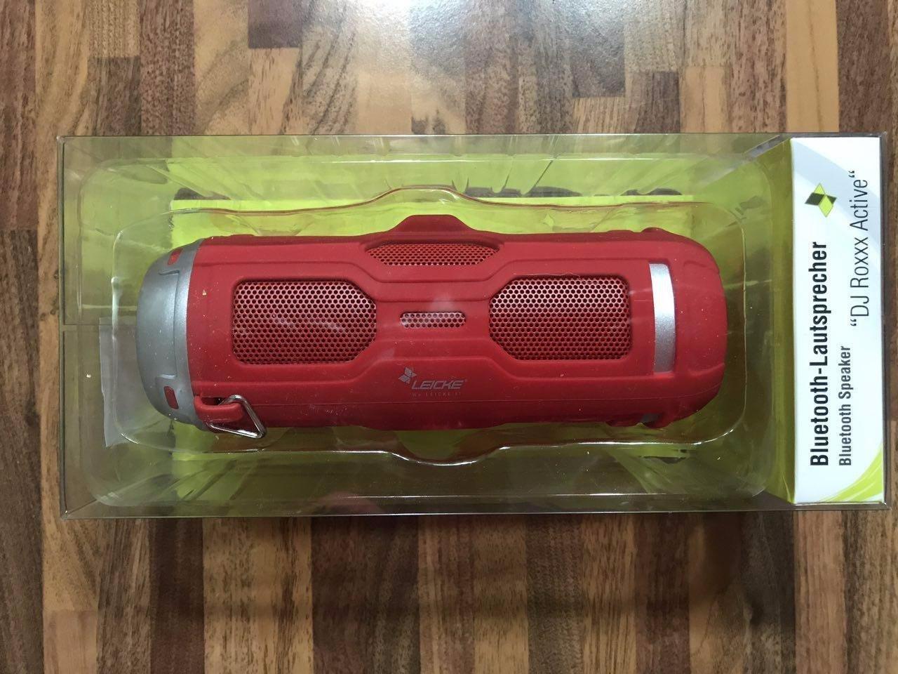 Leicke Sharon DJ Roxxx Cassa Bluetooth Rossa 10W IPX4