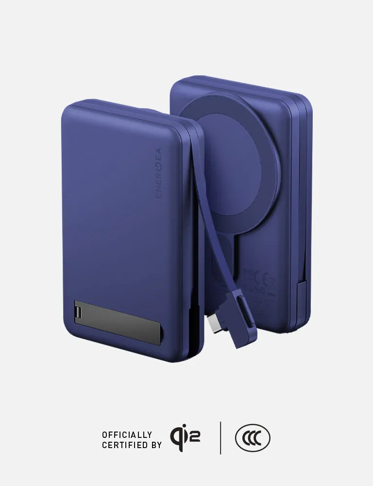 ENERGEA MagPac Pro+ Power Bank MagSafe 10000mAh Blu