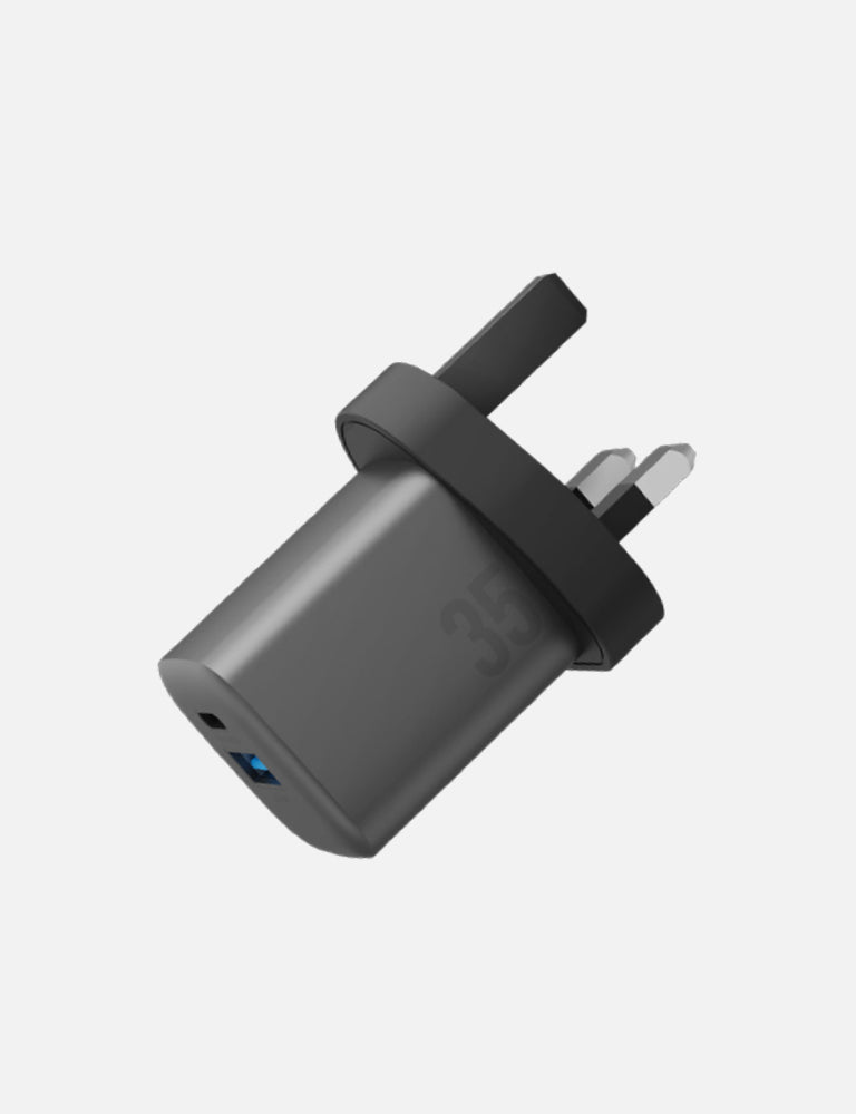 Energea Essential Kit caricatore muro Gunmetal con cavo