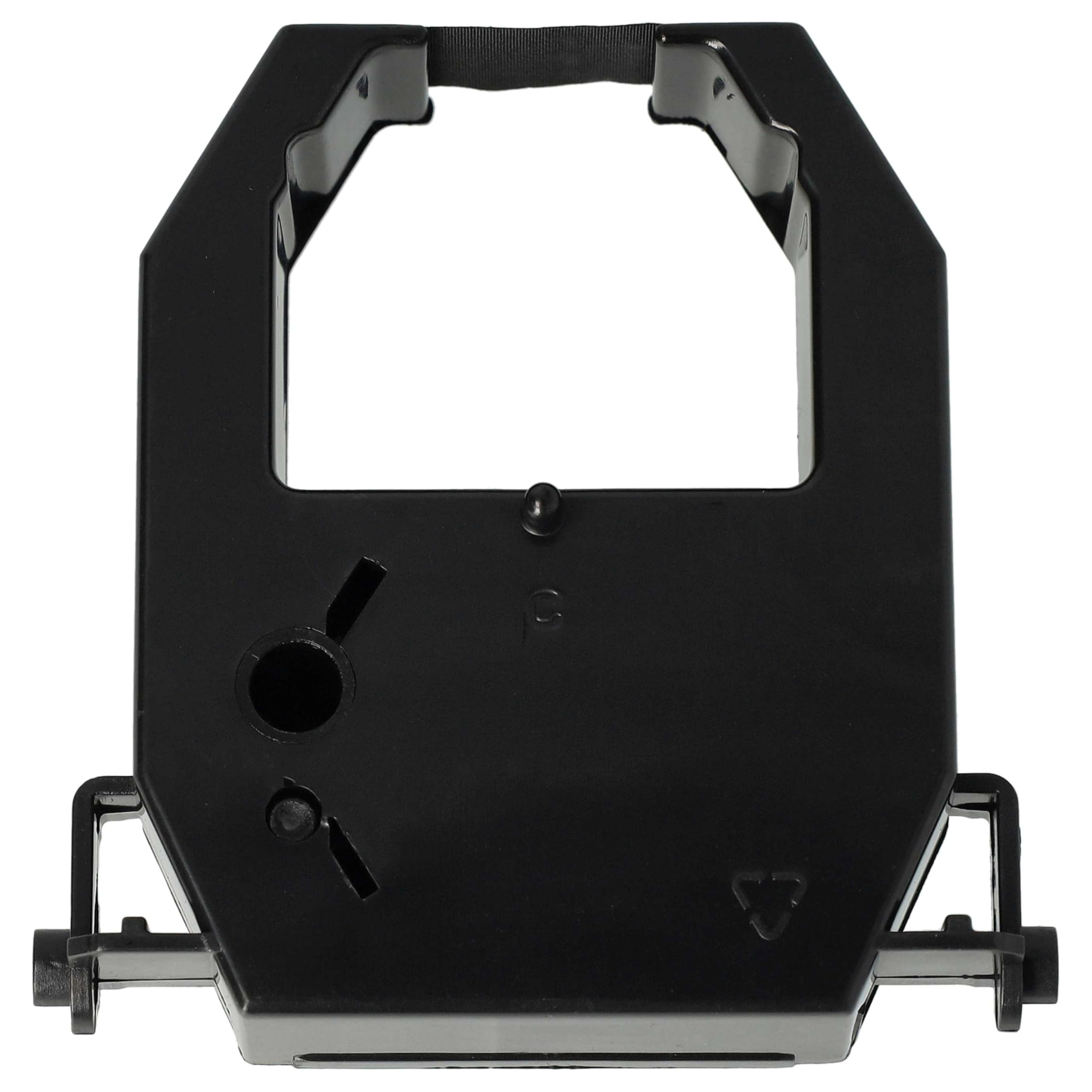 vhbw Nastro inchiostrato nylon nero per Amano PIX-15 timbracartellino