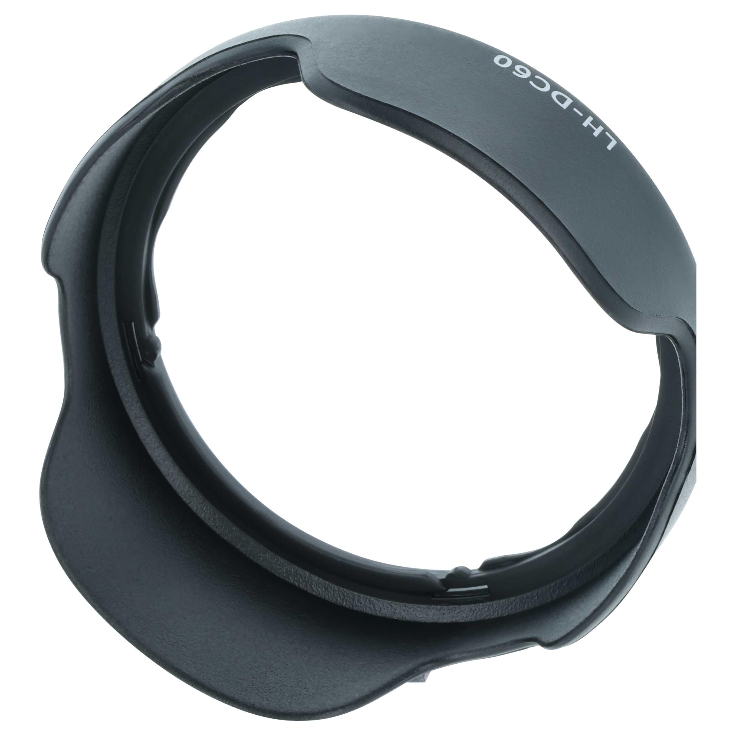 vhbw Paraluce per Canon SX50 HS 58mm Nero Tulipano