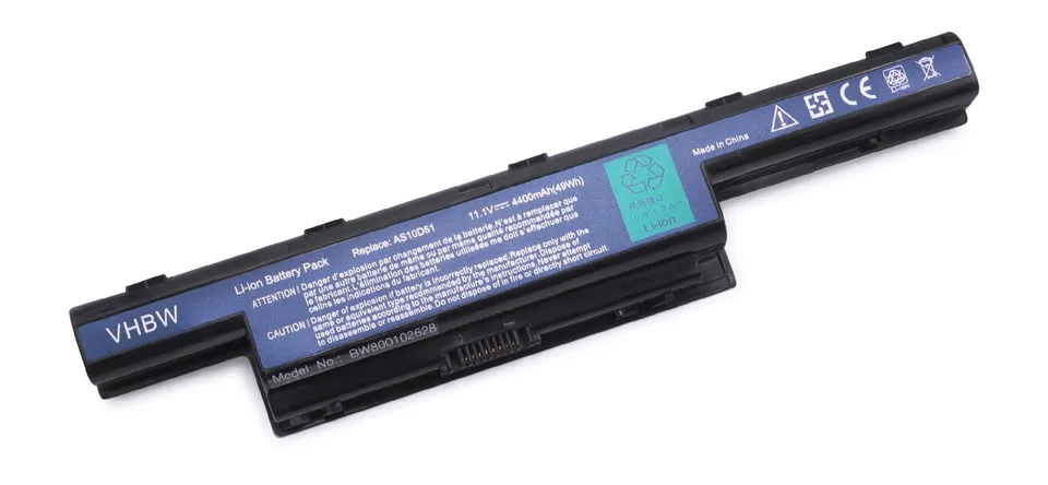 vhbw Travelmate 5760G batteria laptop 4400mAh 11,1V