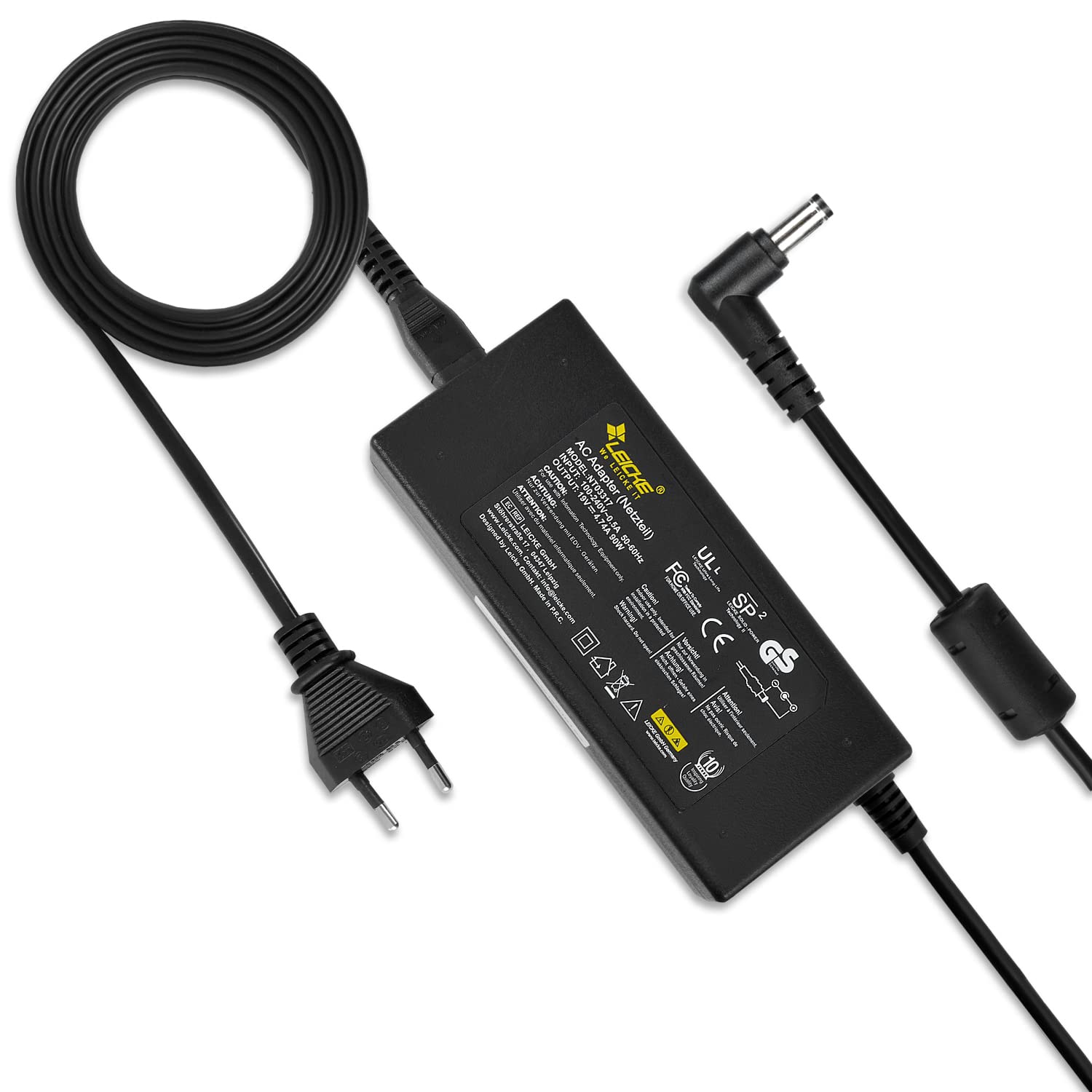 Leicke Alimentatore 19V 4,74A 90W 5,5x2,5mm Notebook