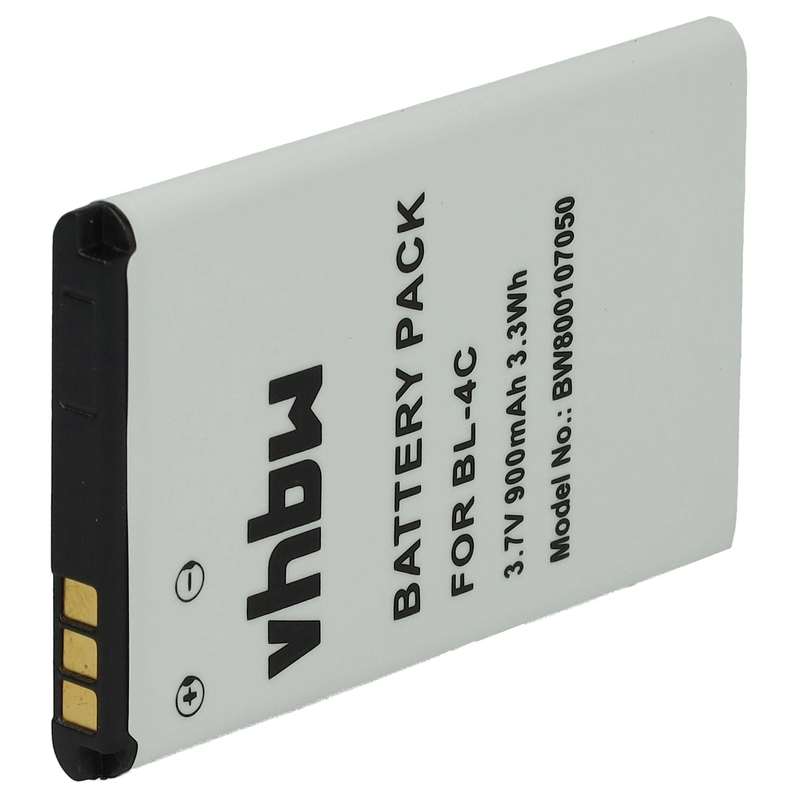 vhbw Batteria AK-C140 per Emporia C150 900mAh 1pz