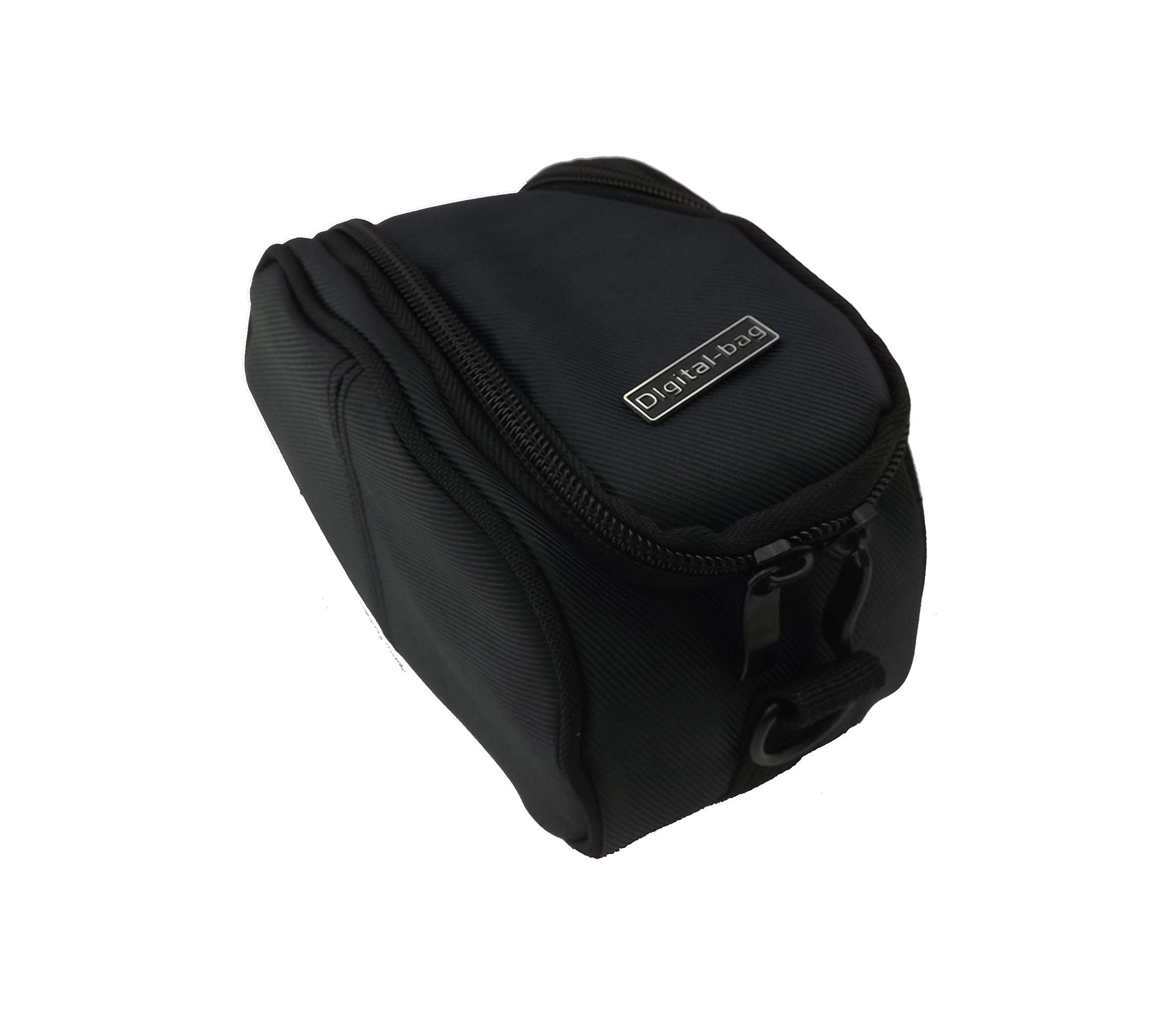 vhbw custodia tracolla universale nera per Sony HDR-CX 13cm