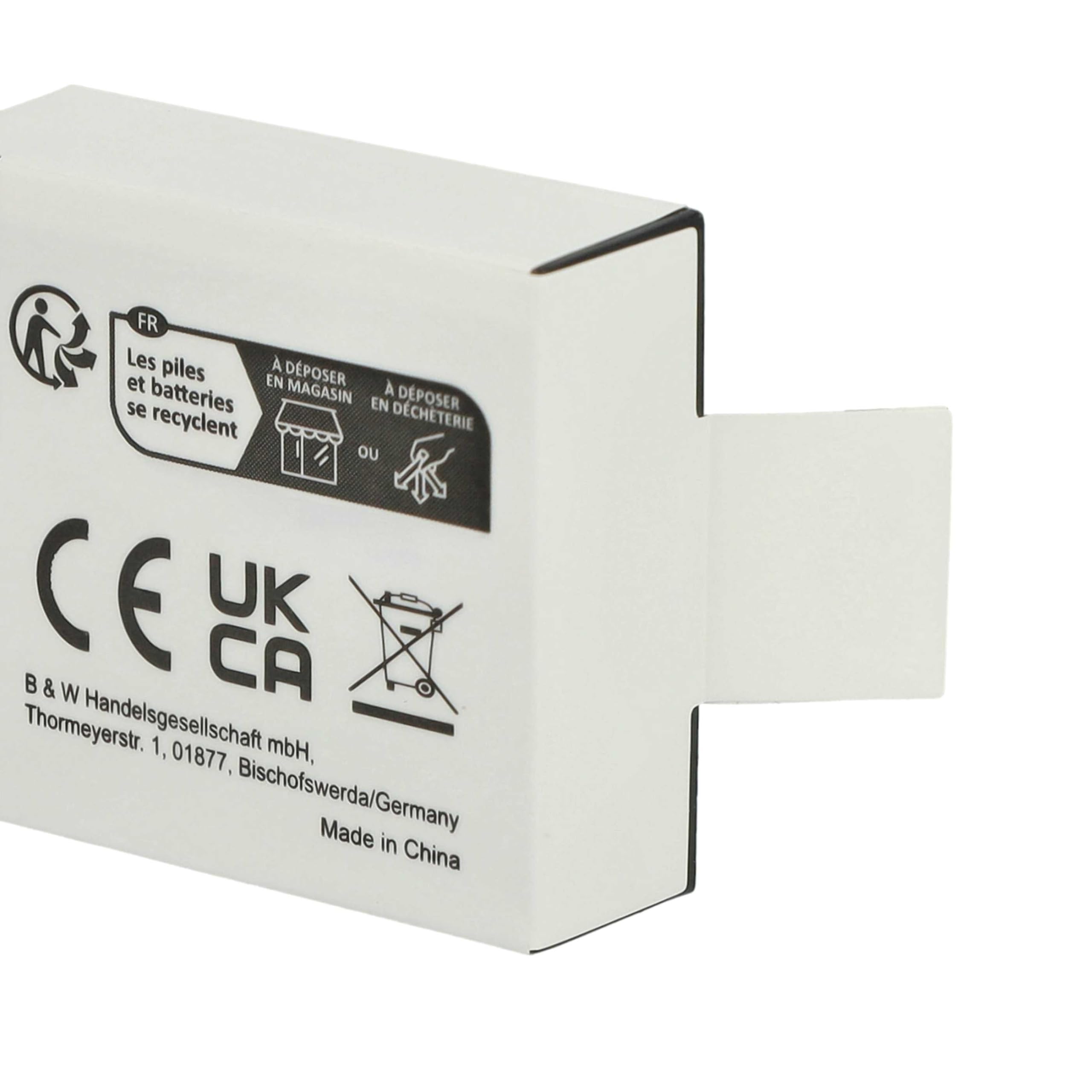 vhbw Set 2 batterie action cam SJ4000 900mAh per DBPower