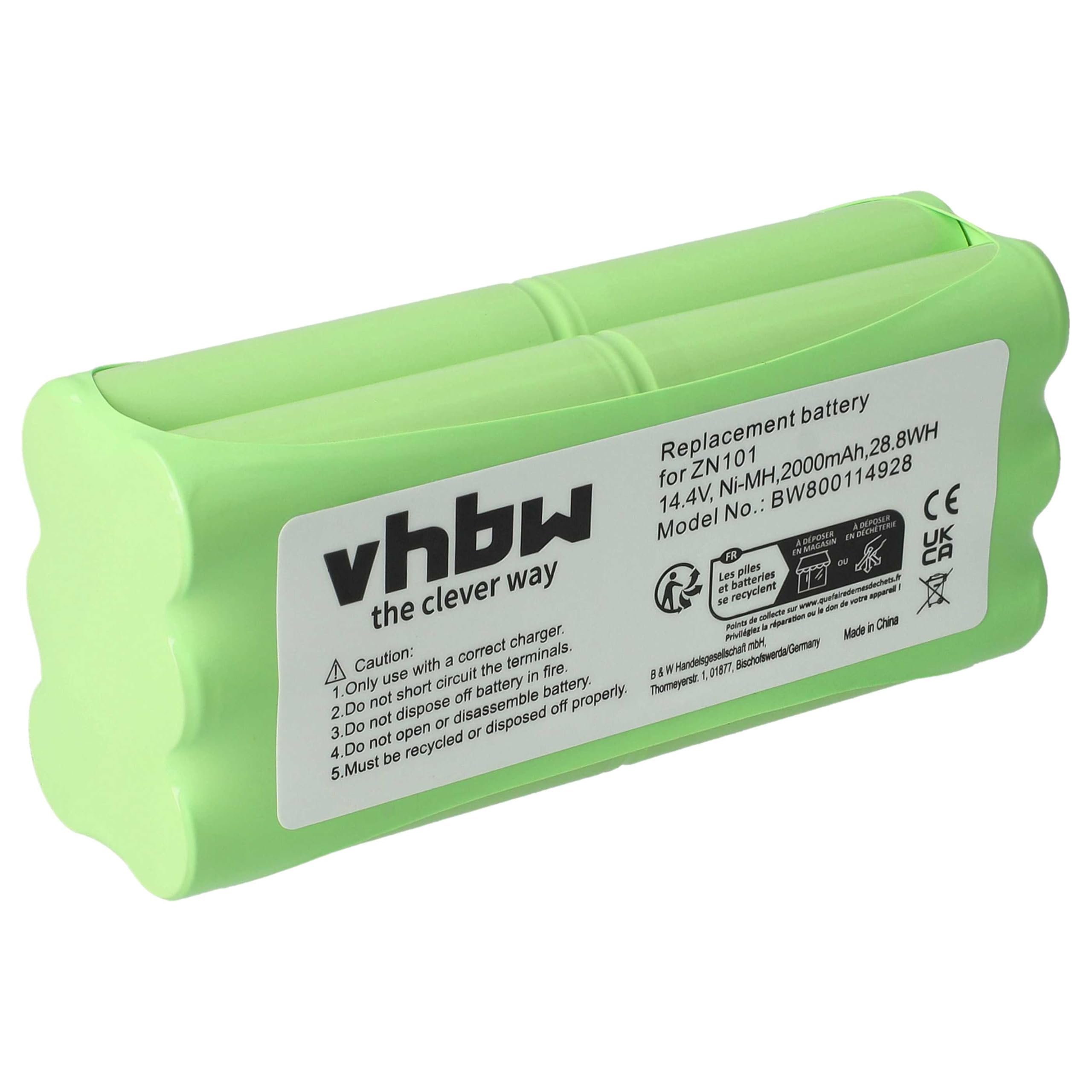 vhbw Batteria per Dirt Devil M606 Libero 2000mAh NiMH