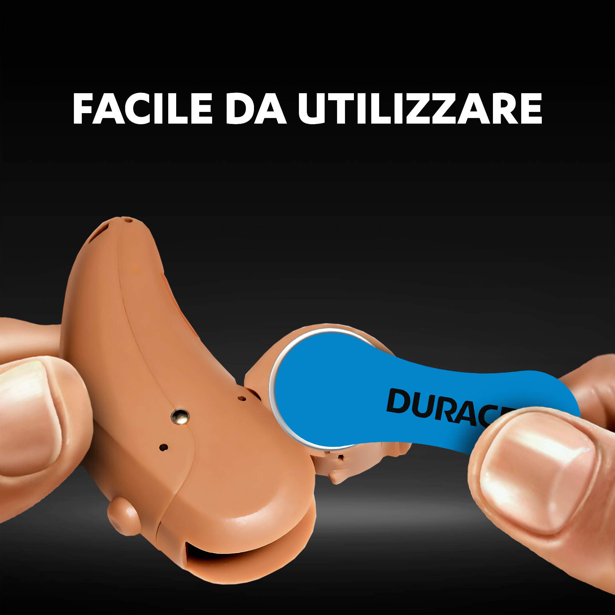 Duracell 675 batterie apparecchi acustici 60 pezzi zinco-aria