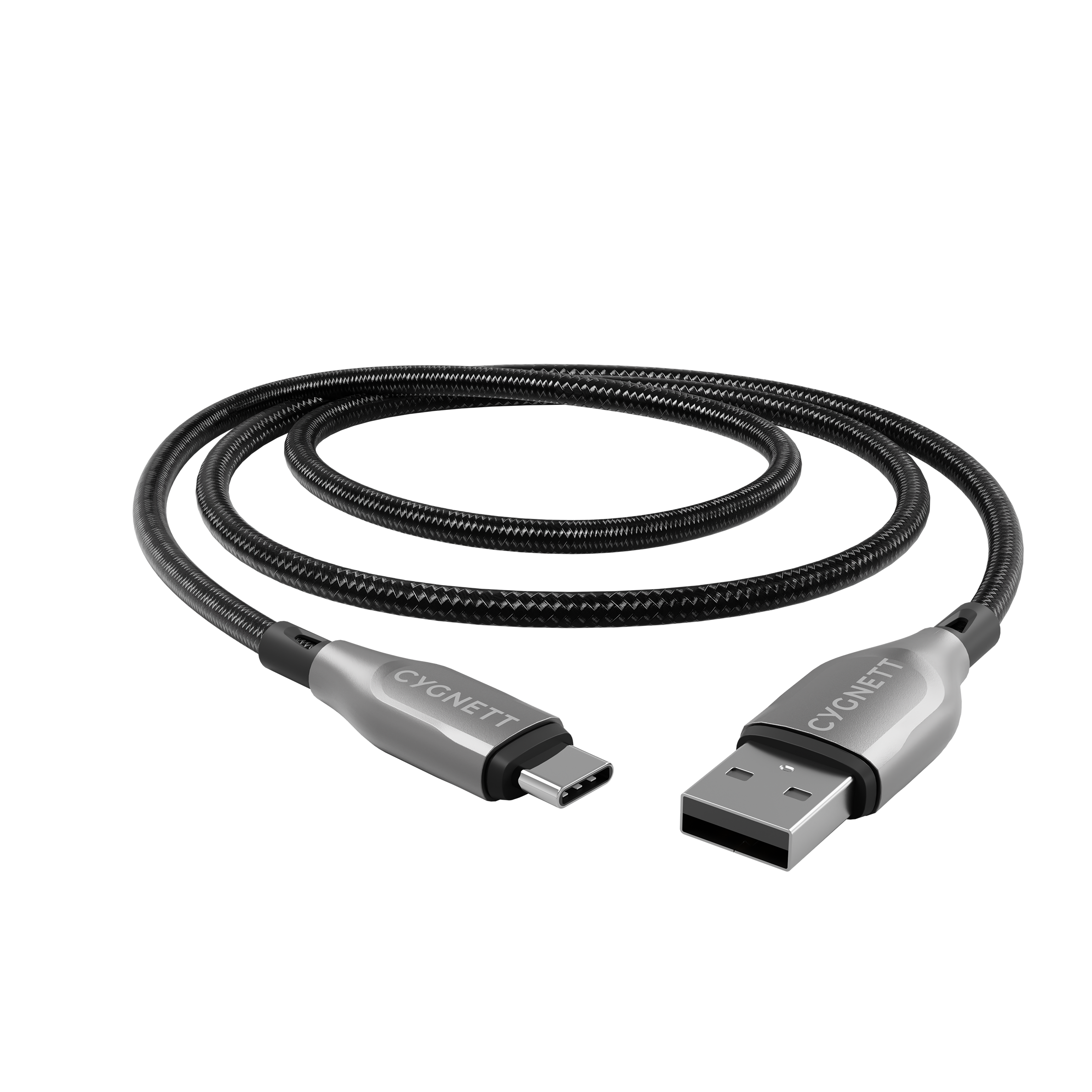 Cygnett Armoured cavo USB-C USB-A 2m nero 60W