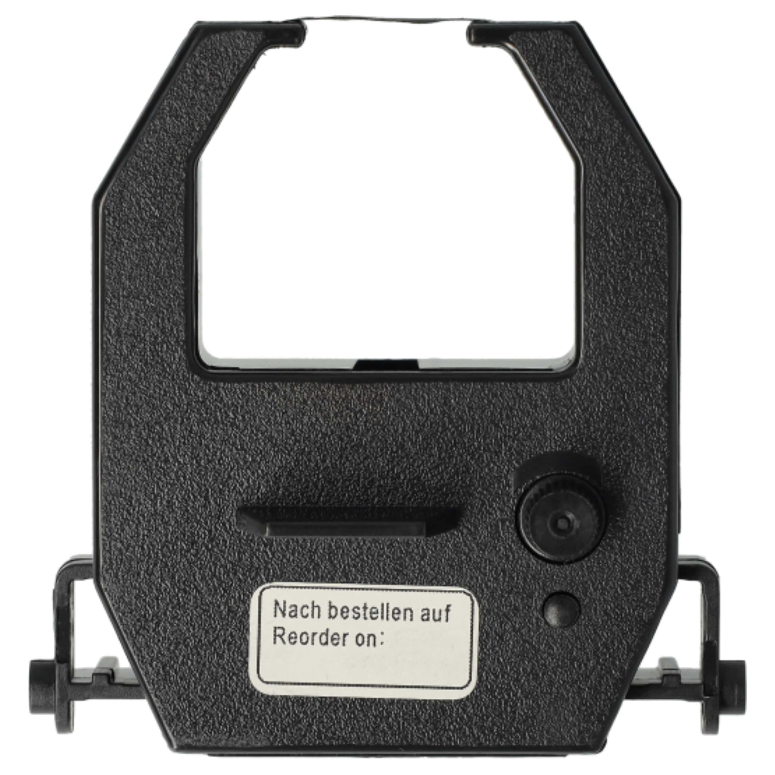 vhbw Nastro inchiostrato SZ65-1 nero 5 pezzi nylon
