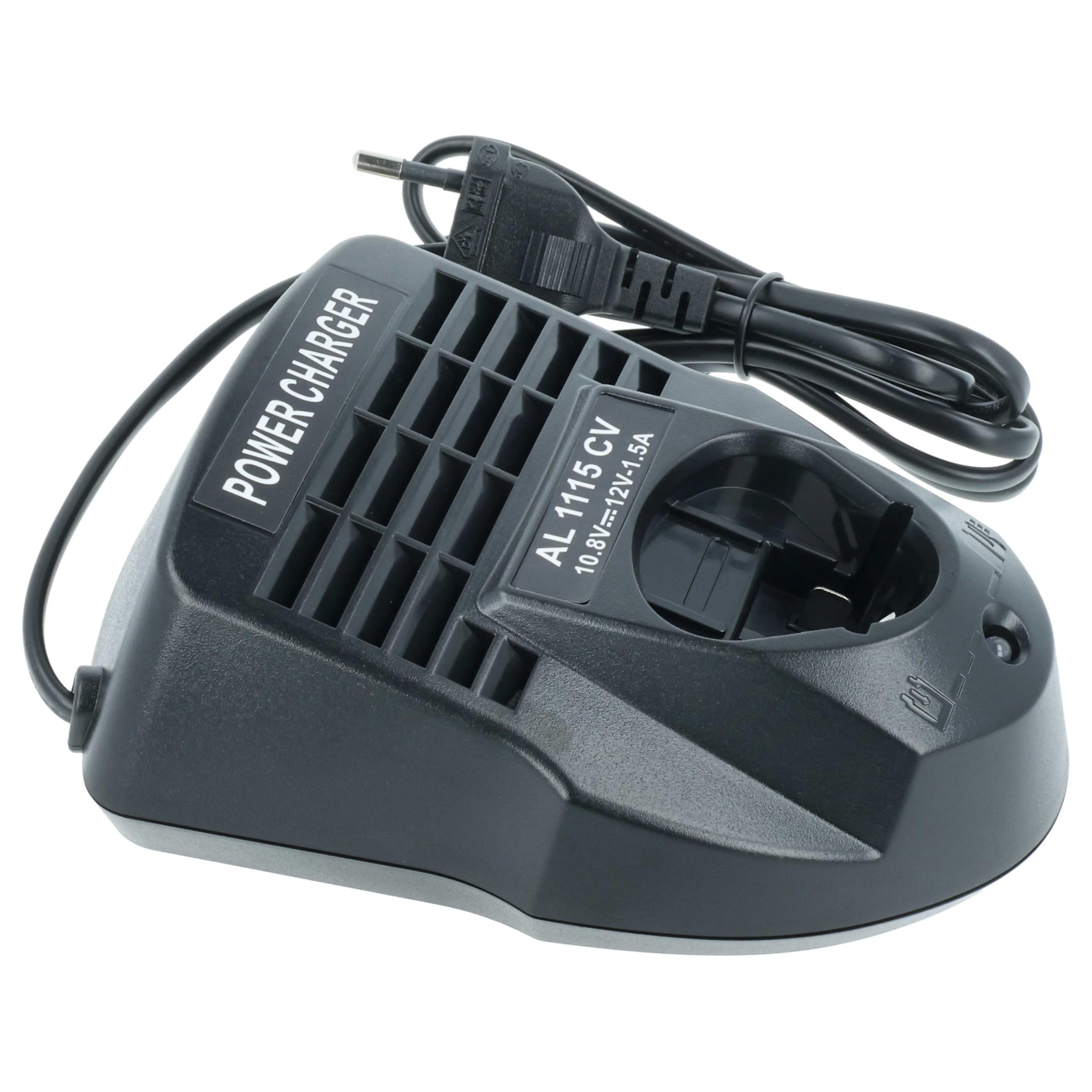 vhbw Caricabatterie Tipo 2 per Bosch 10.8V utensili Li-Ion