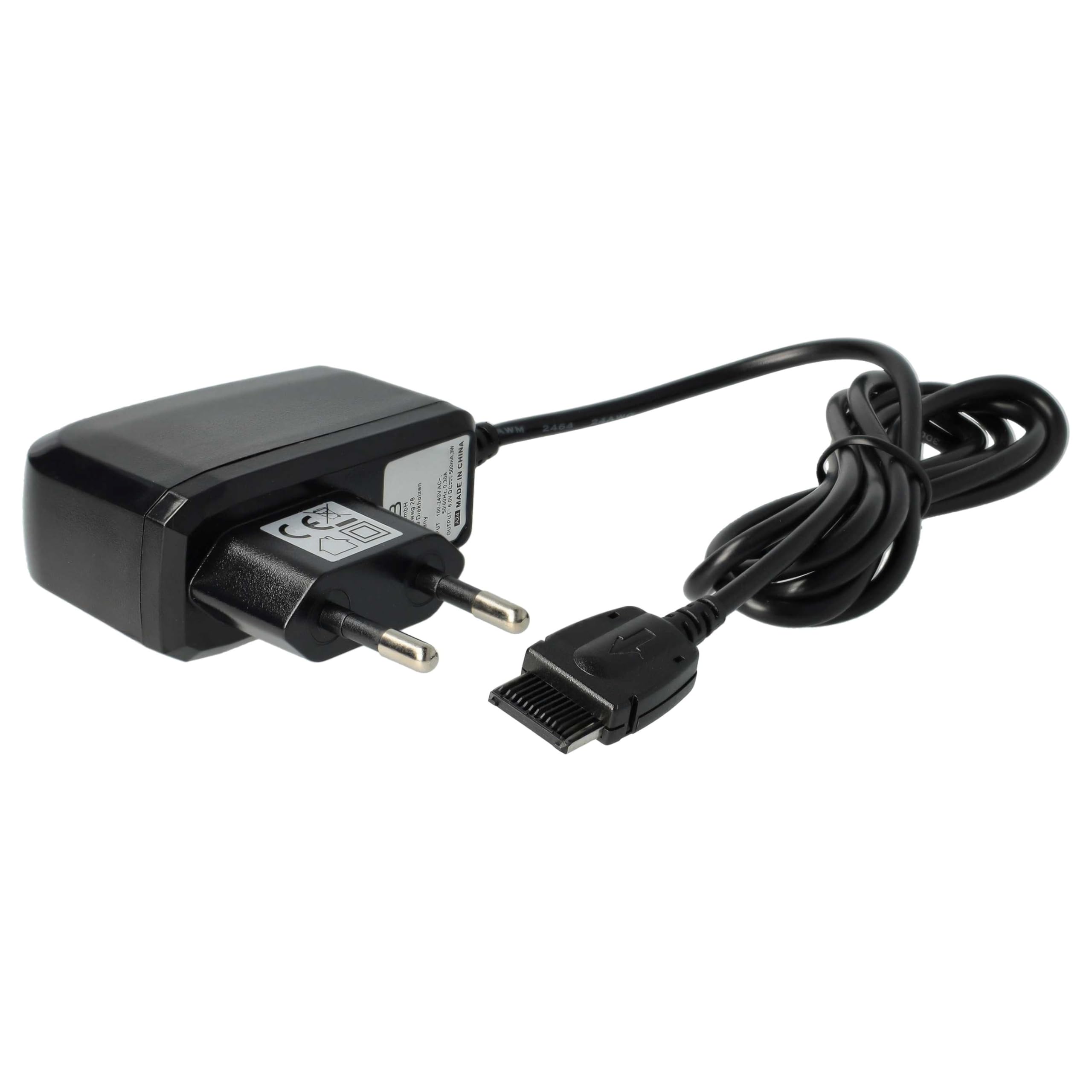 vhbw Caricabatterie telefono Siemens A57 A60 6V nero