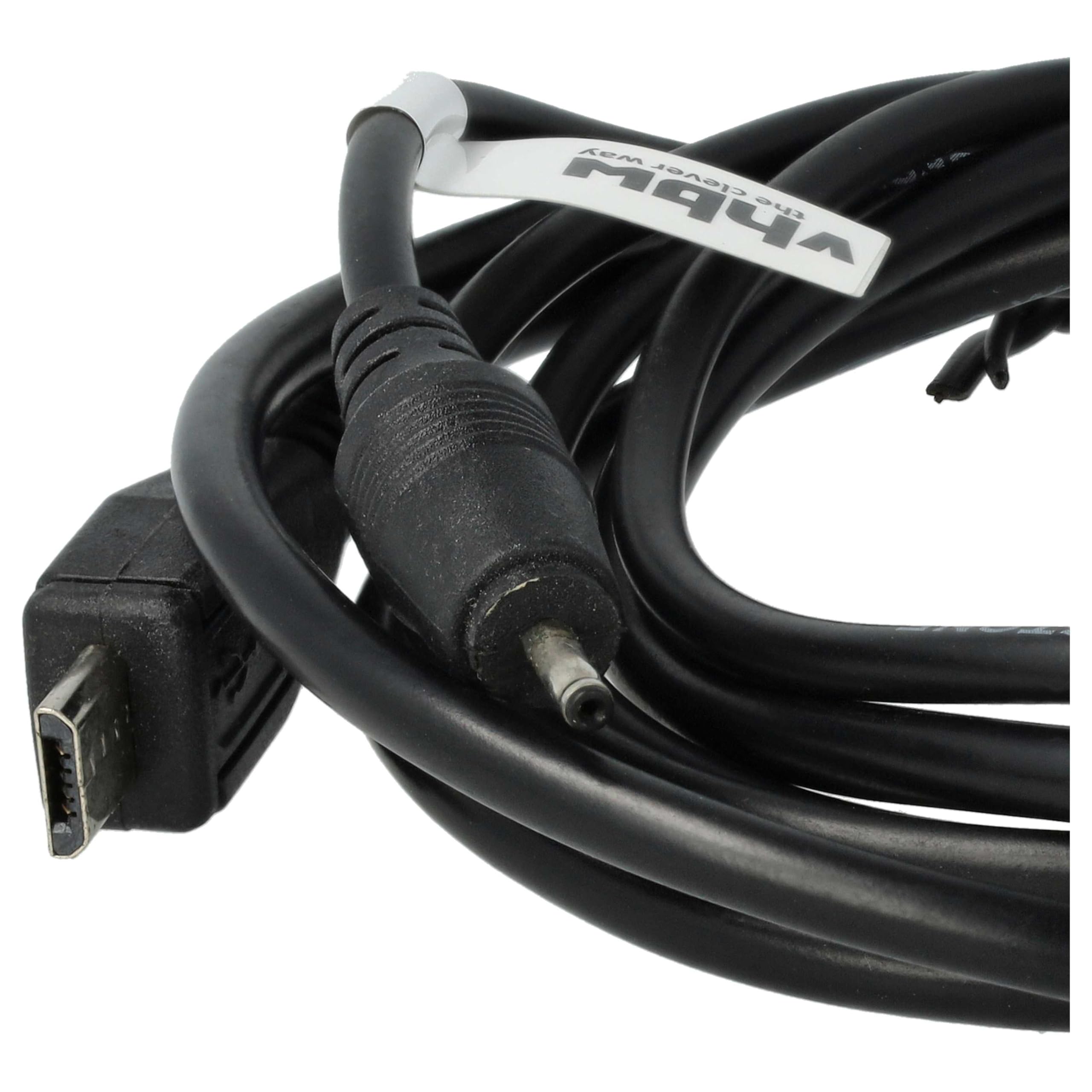 vhbw CA-126 cavo dati USB nero per Nokia